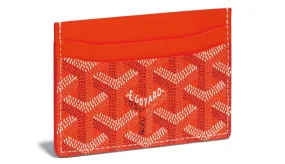 Goyard Saint-Sulpice Card Wallet Orange