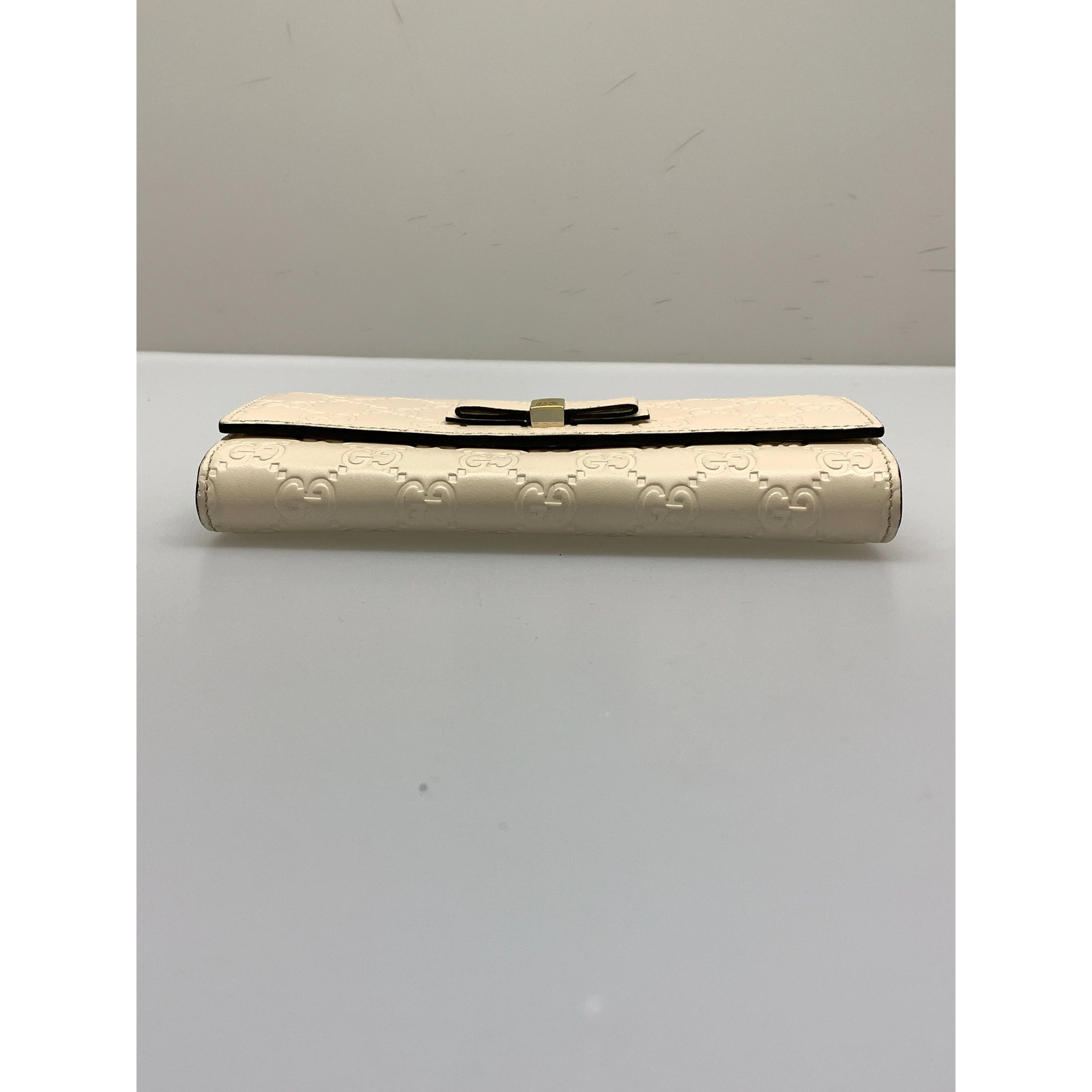 #GUCCI/Long Wallet/BEG/Leather/388679