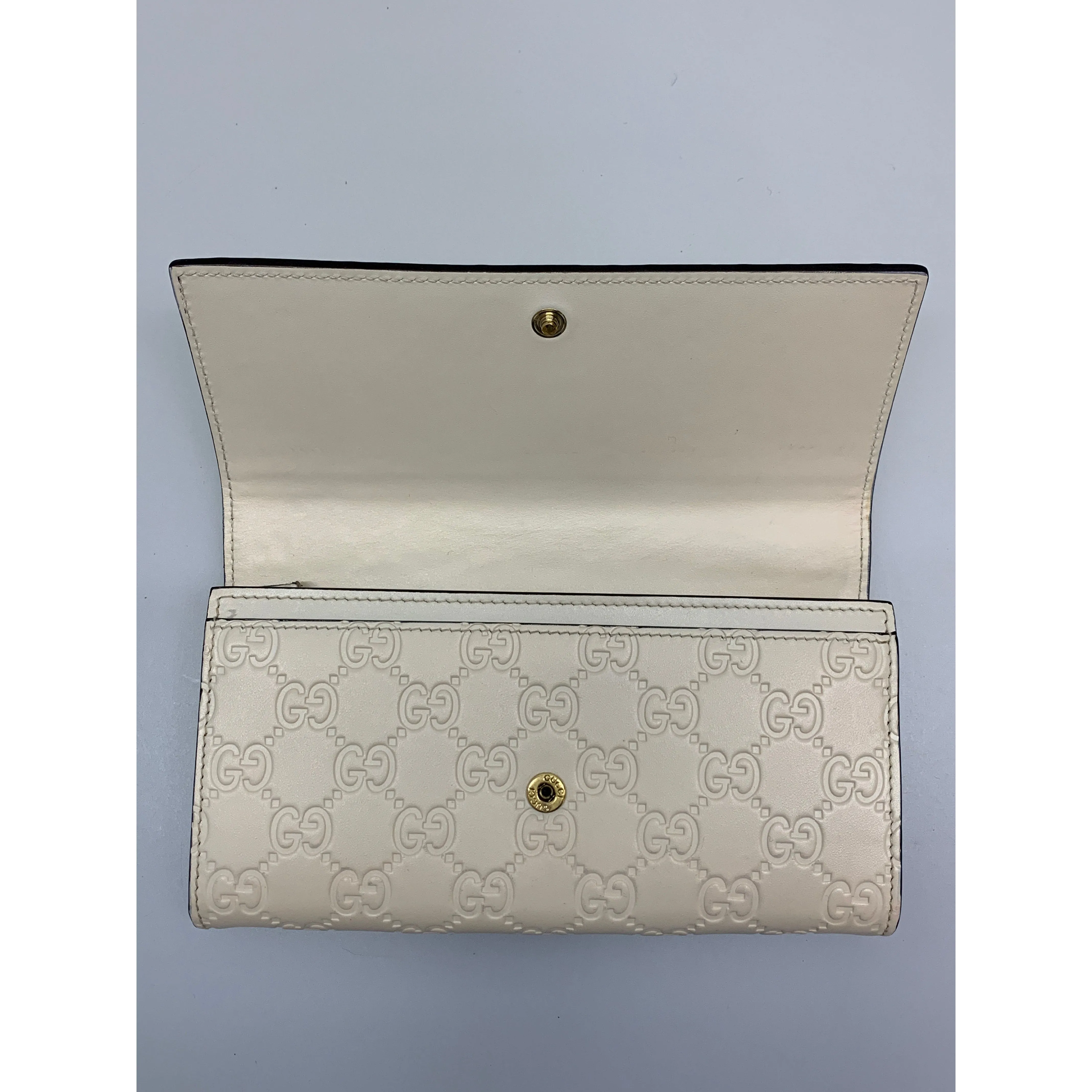 #GUCCI/Long Wallet/BEG/Leather/388679