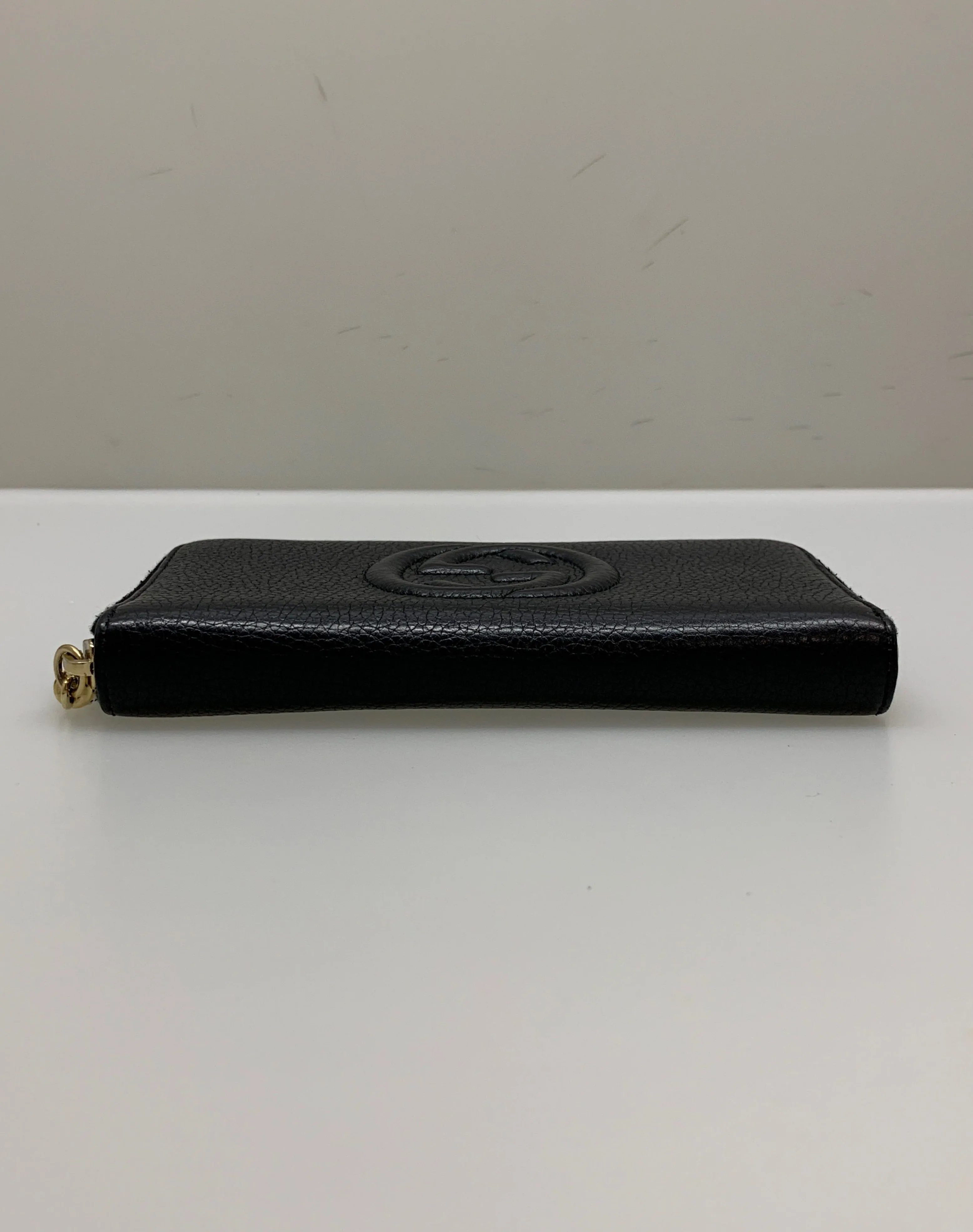 #GUCCI/Long Wallet/BLK/Leather