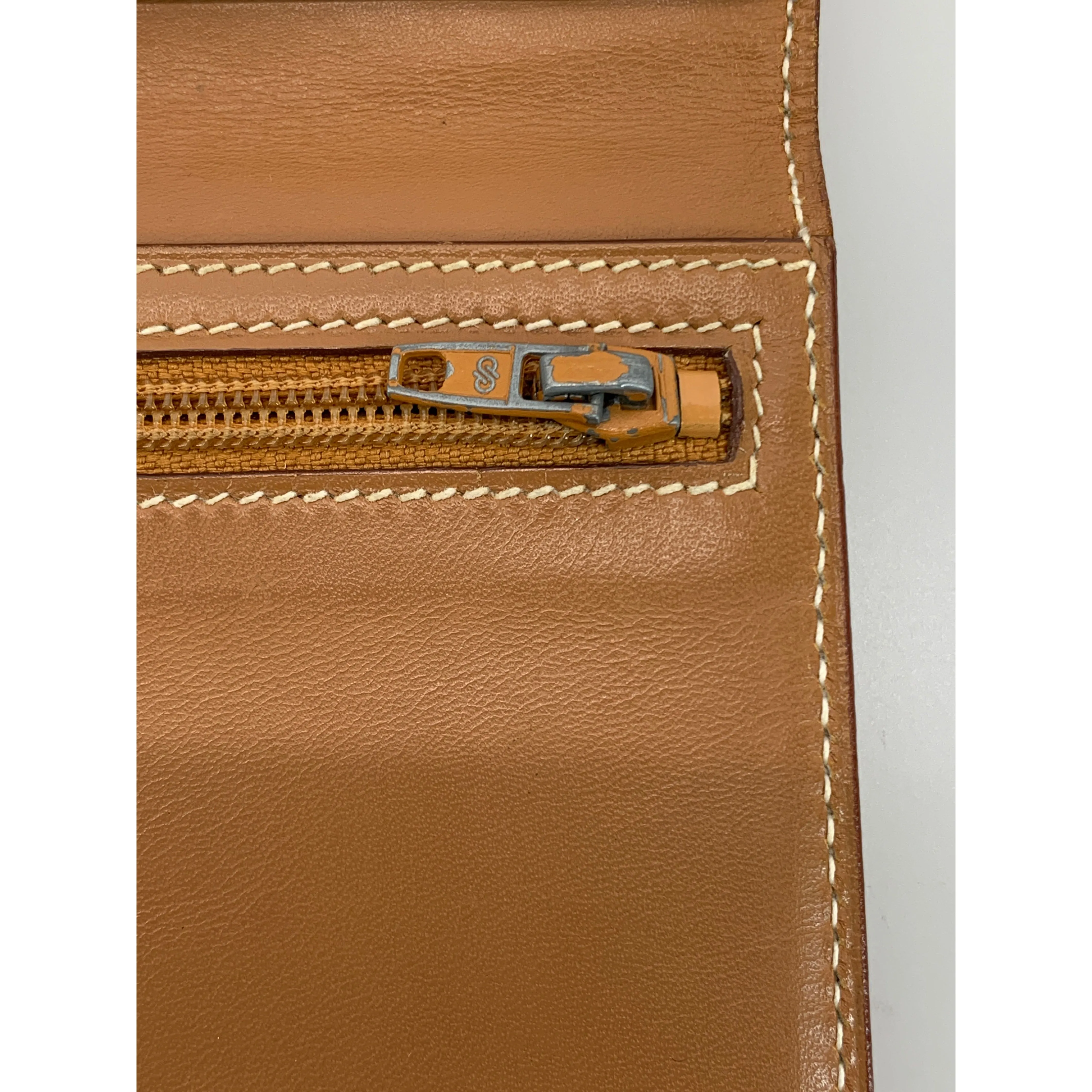 #HERMES/Long Wallet/BEG/Leather