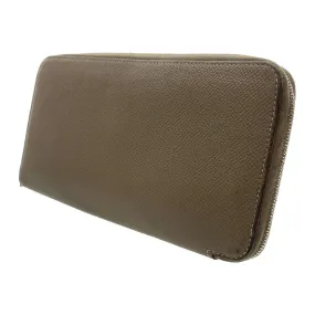 #HERMES/Long Wallet/BRW/Leather/Plain