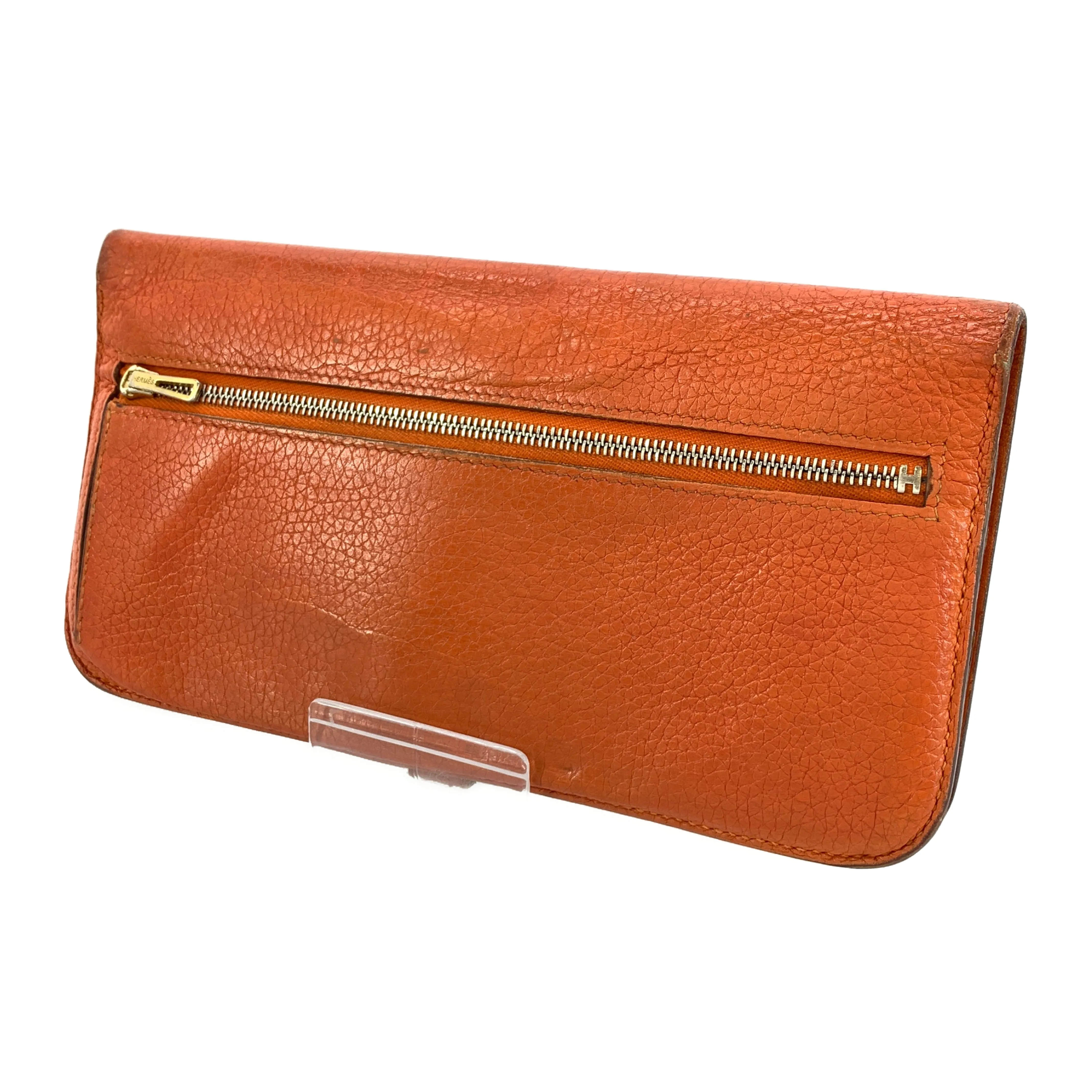 #HERMES/Long Wallet/ORN/Leather