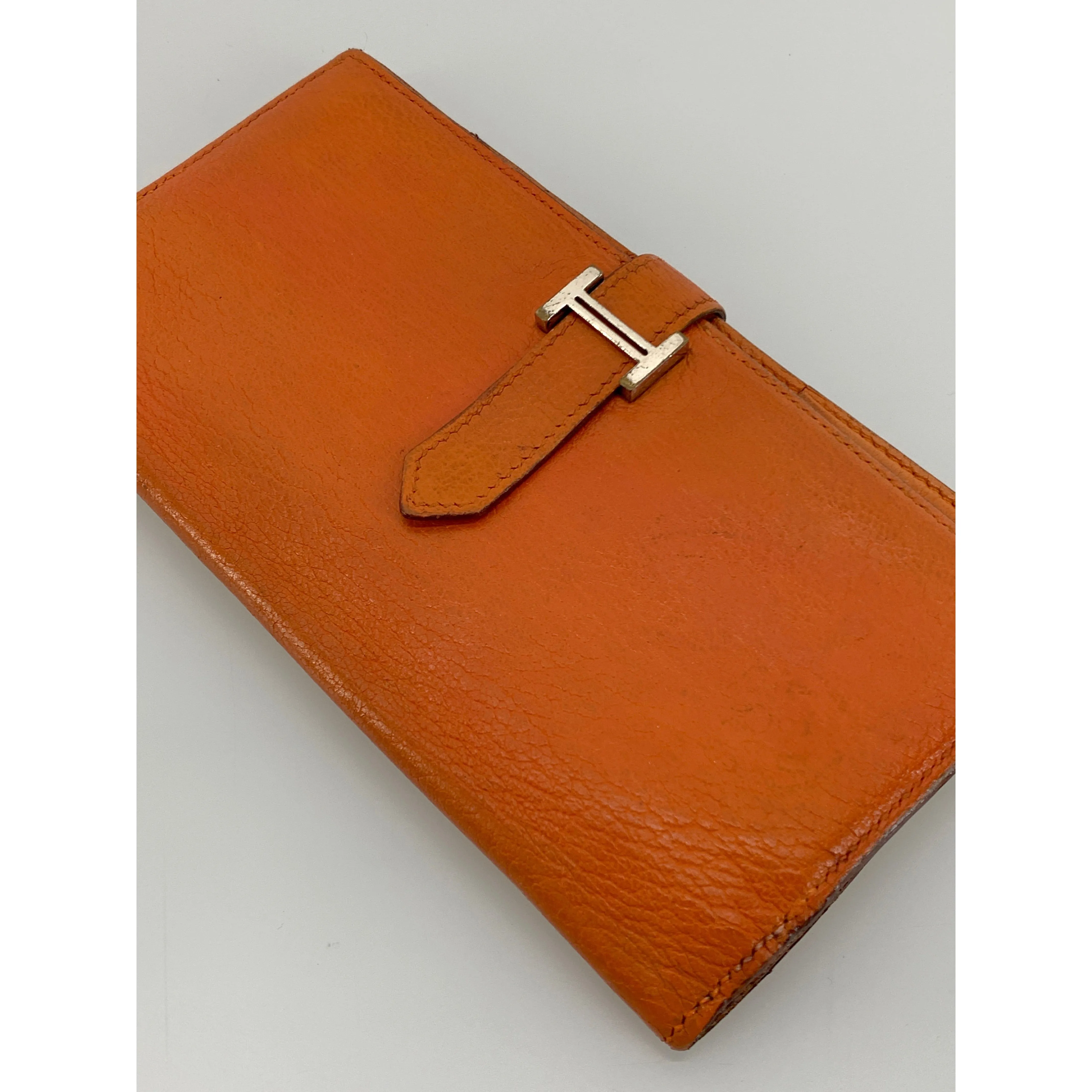 #HERMES/Long Wallet/ORN/Leather