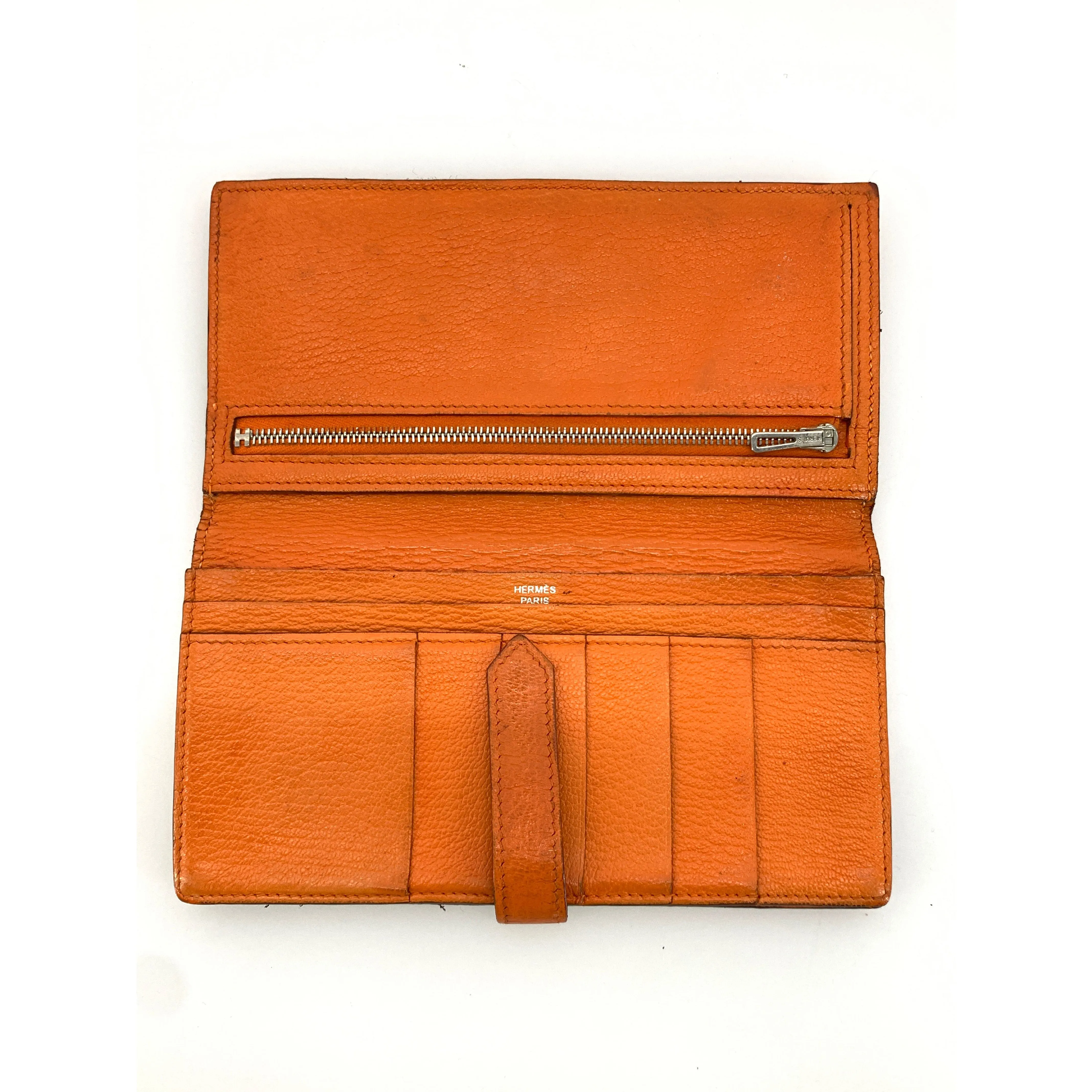 #HERMES/Long Wallet/ORN/Leather