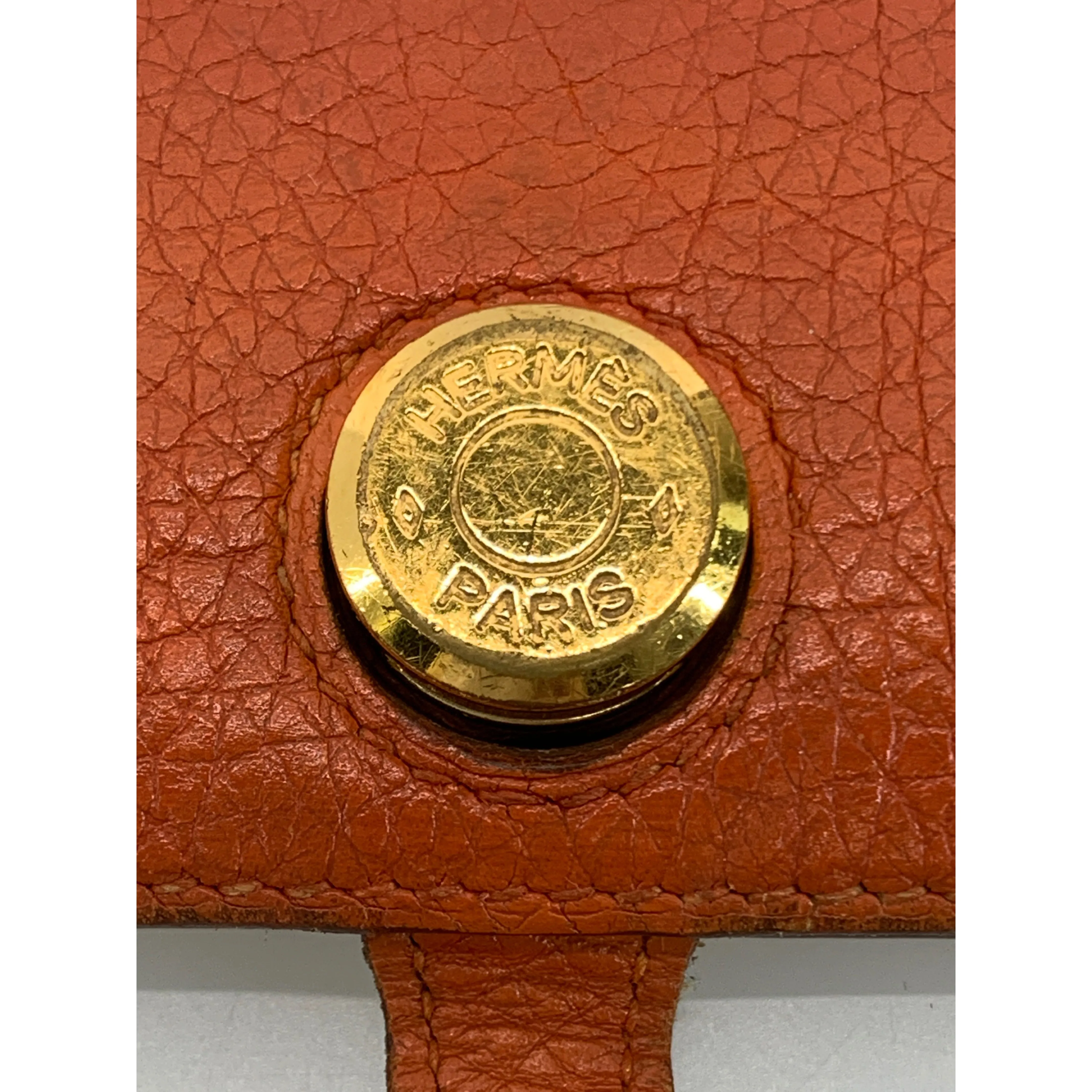 #HERMES/Long Wallet/ORN/Leather