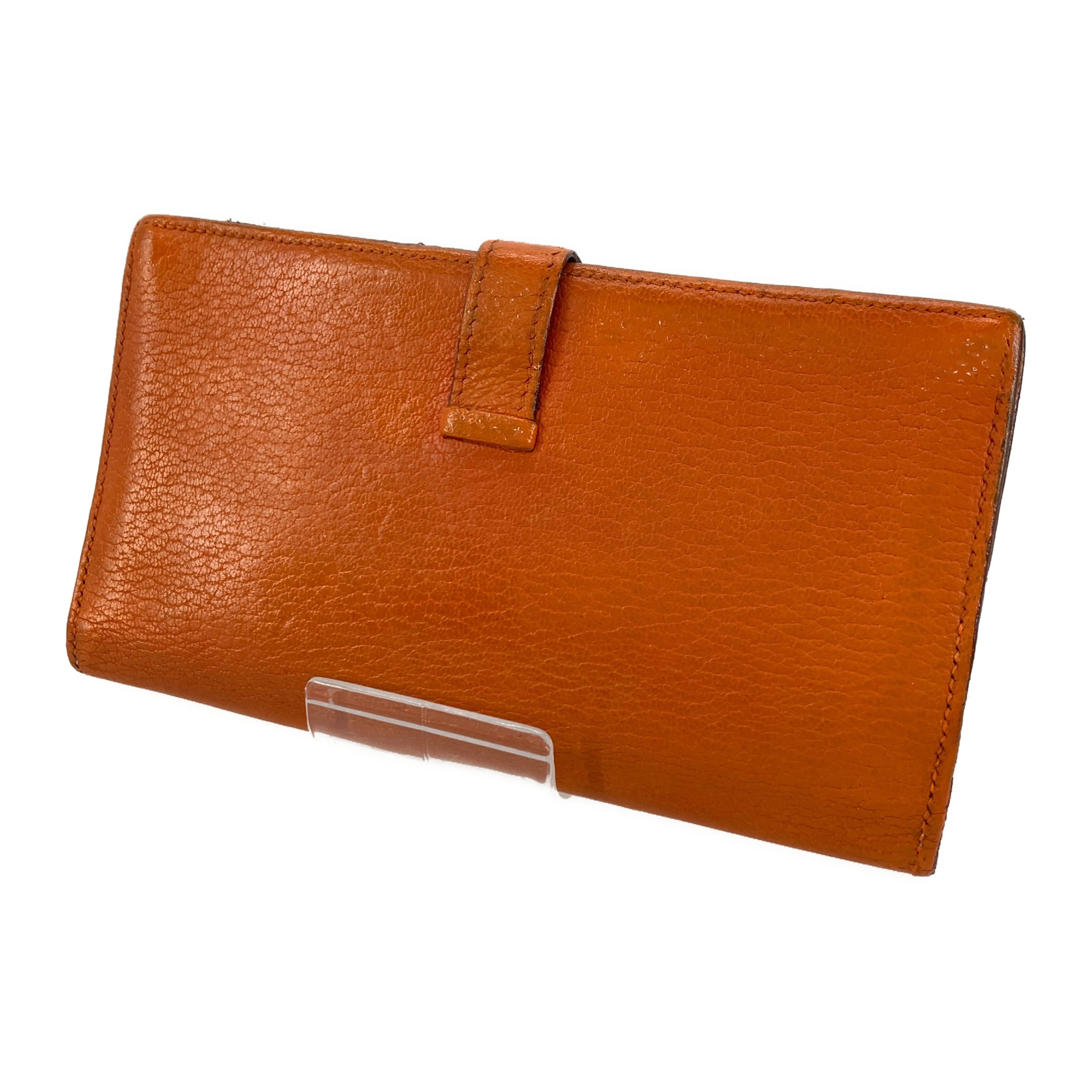 #HERMES/Long Wallet/ORN/Leather