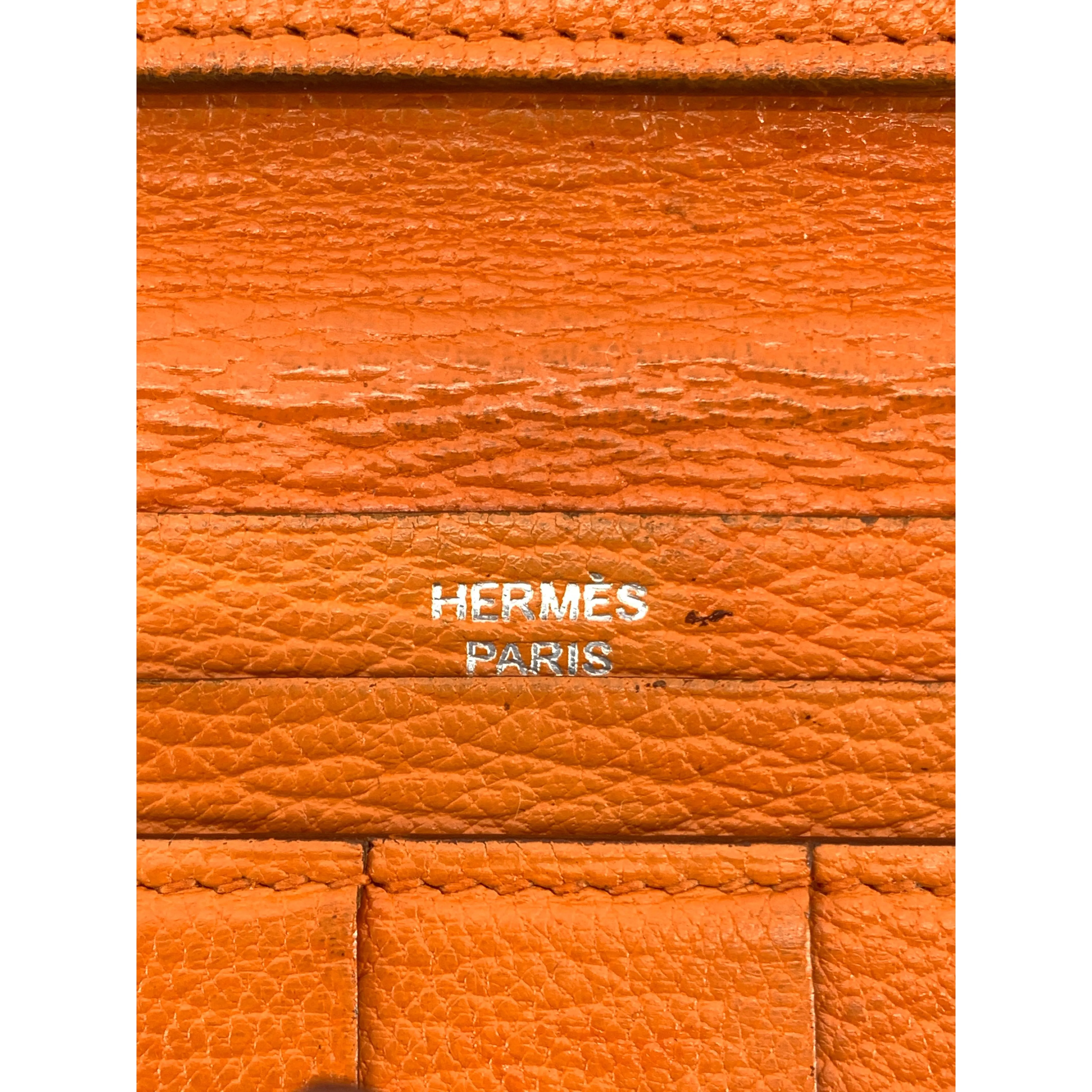 #HERMES/Long Wallet/ORN/Leather