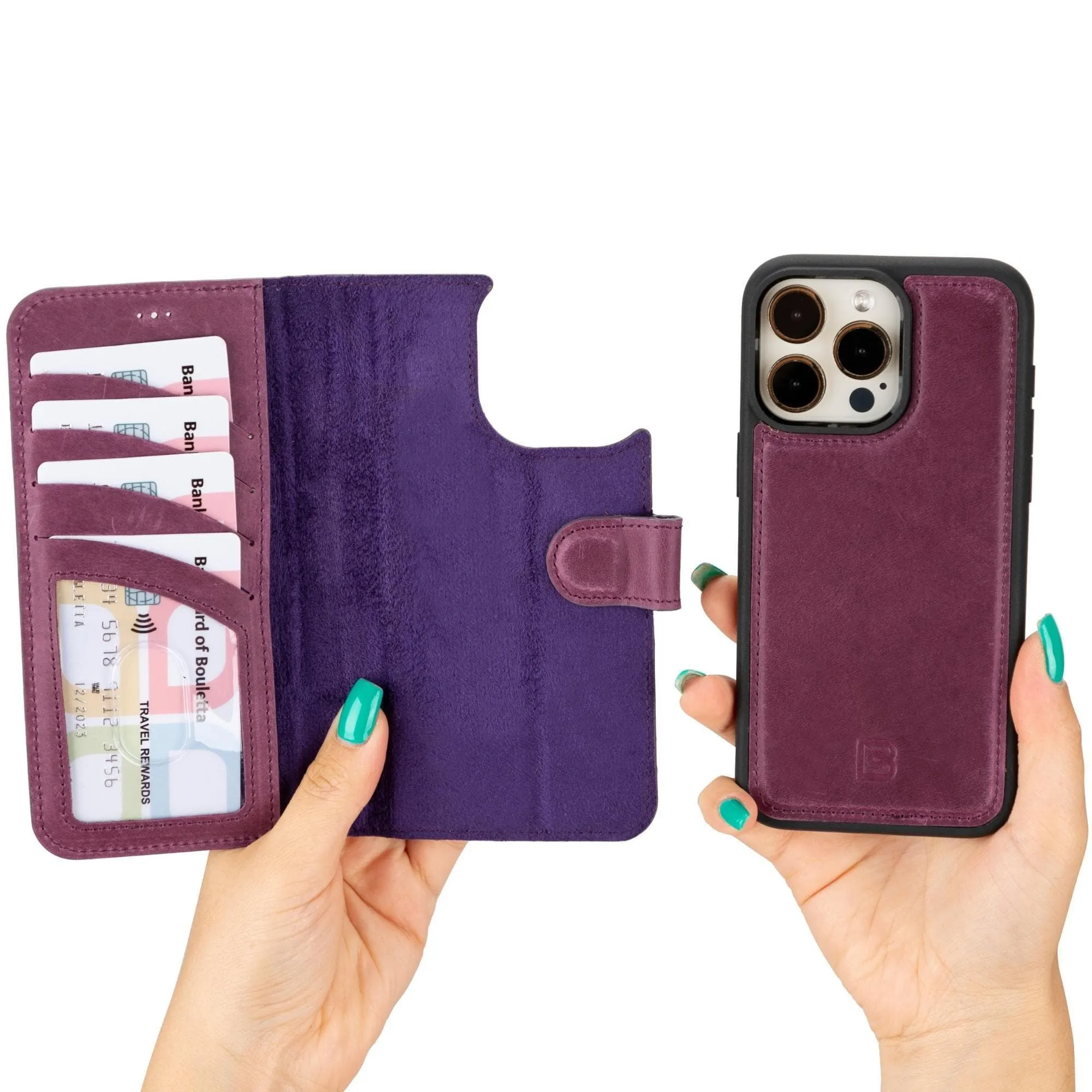 iPhone 15 Leather Wallet Cases with MagSafe