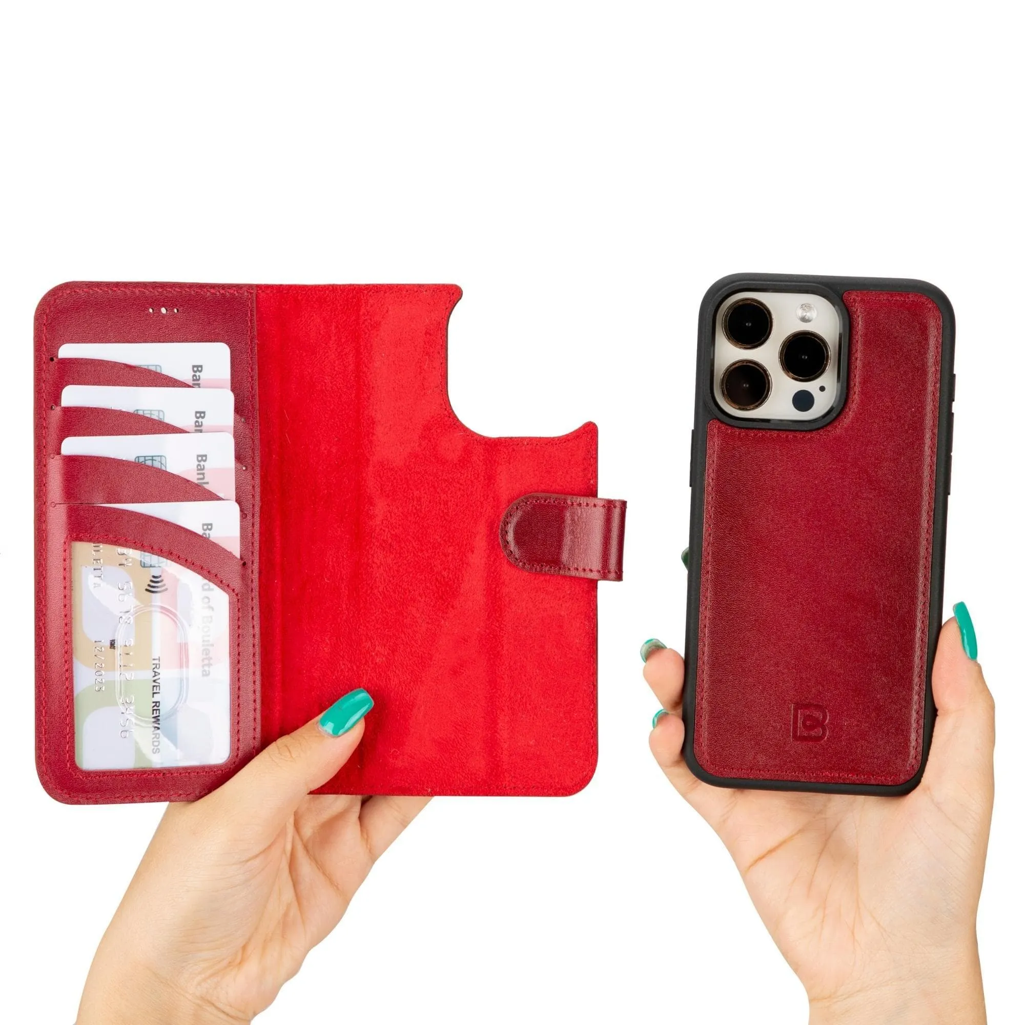 iPhone 15 Leather Wallet Cases with MagSafe