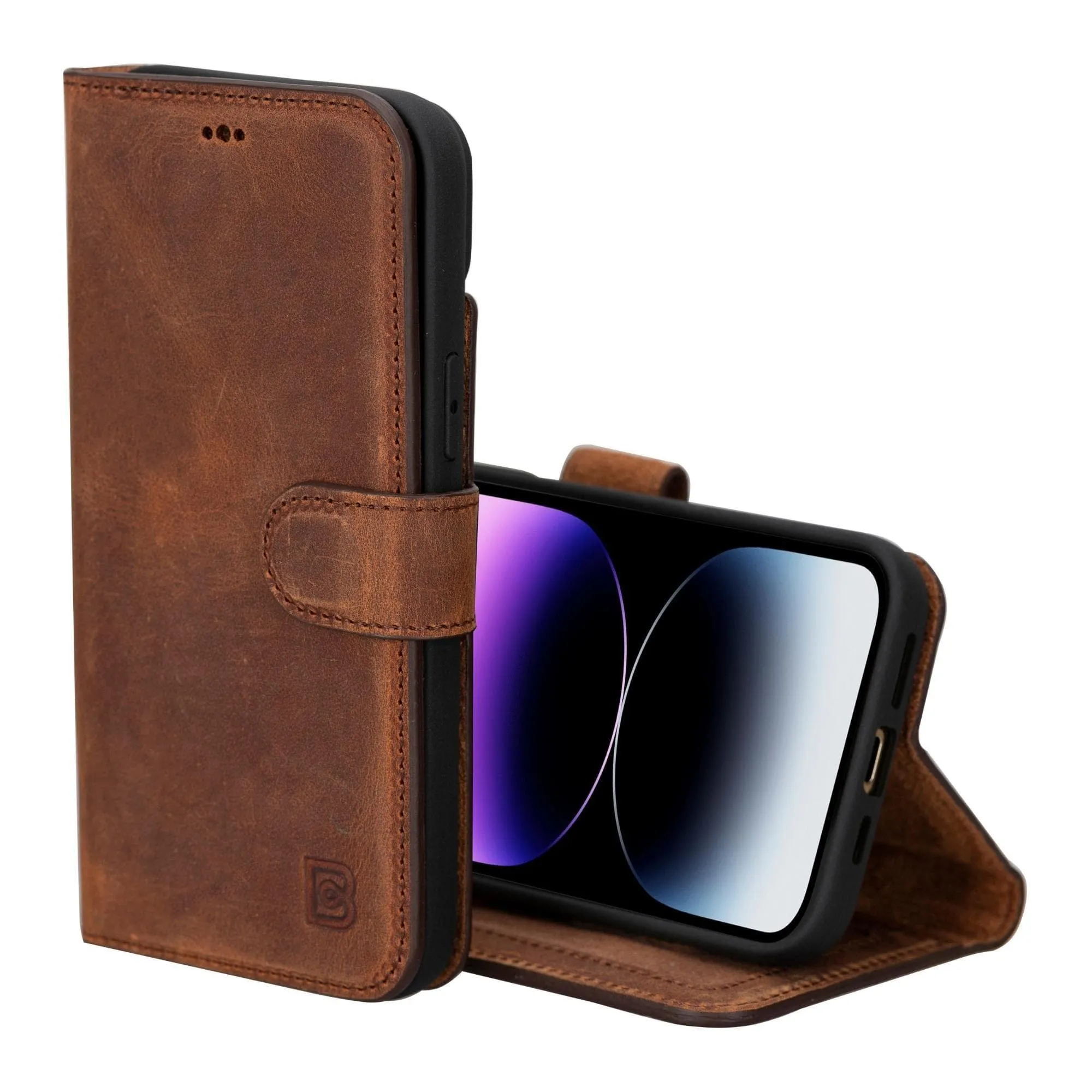 iPhone 15 Leather Wallet Cases with MagSafe