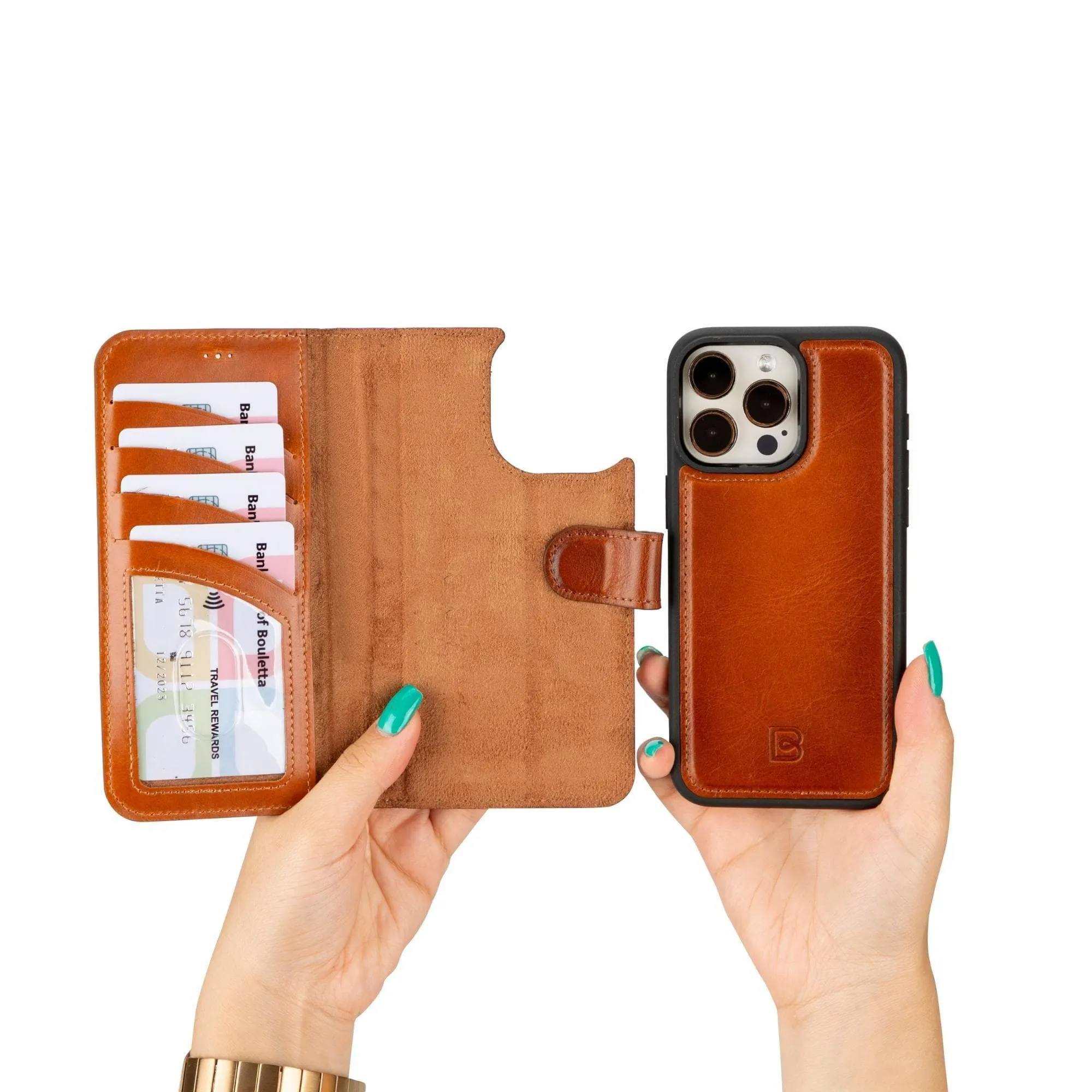 iPhone 15 Leather Wallet Cases with MagSafe