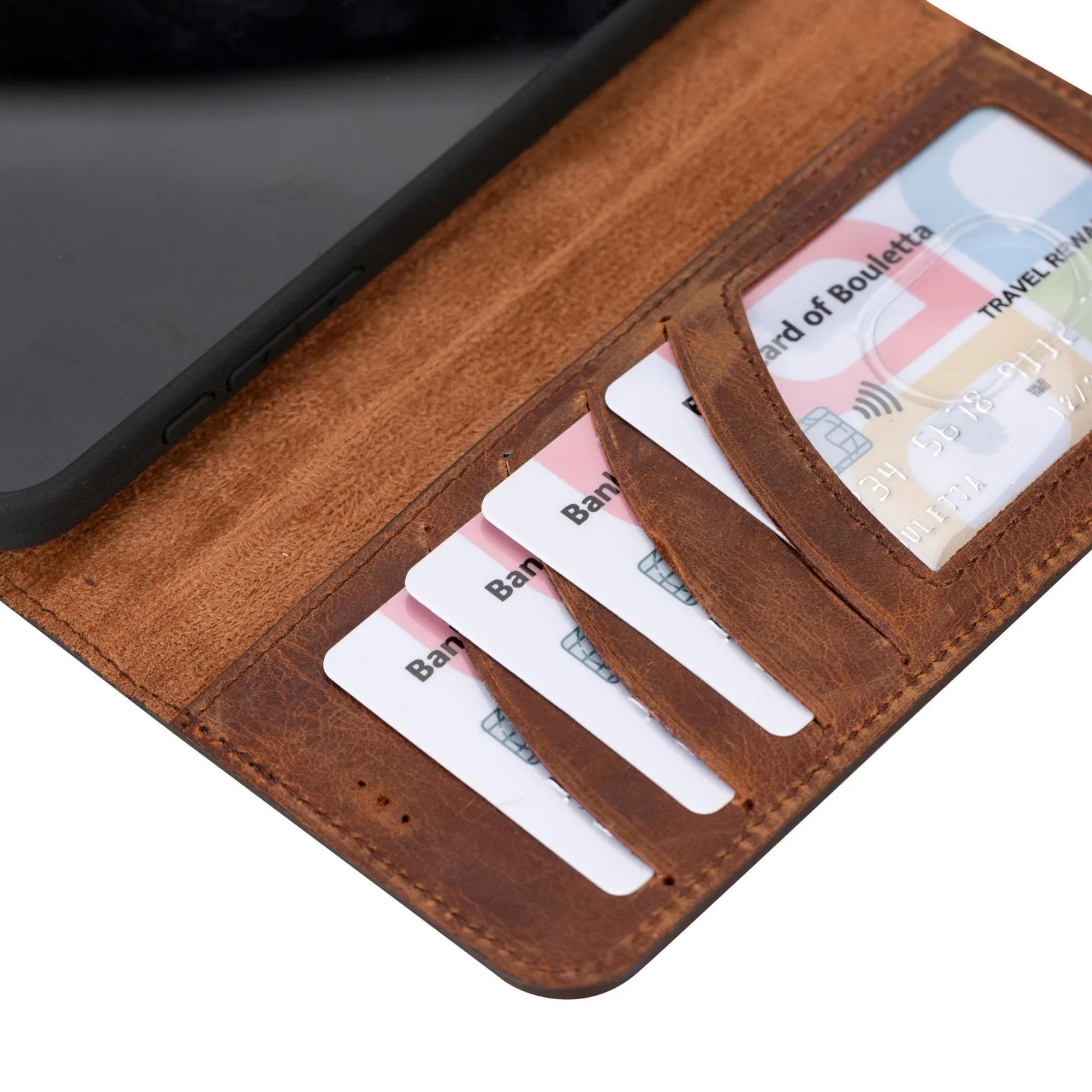 iPhone 15 Leather Wallet Cases with MagSafe