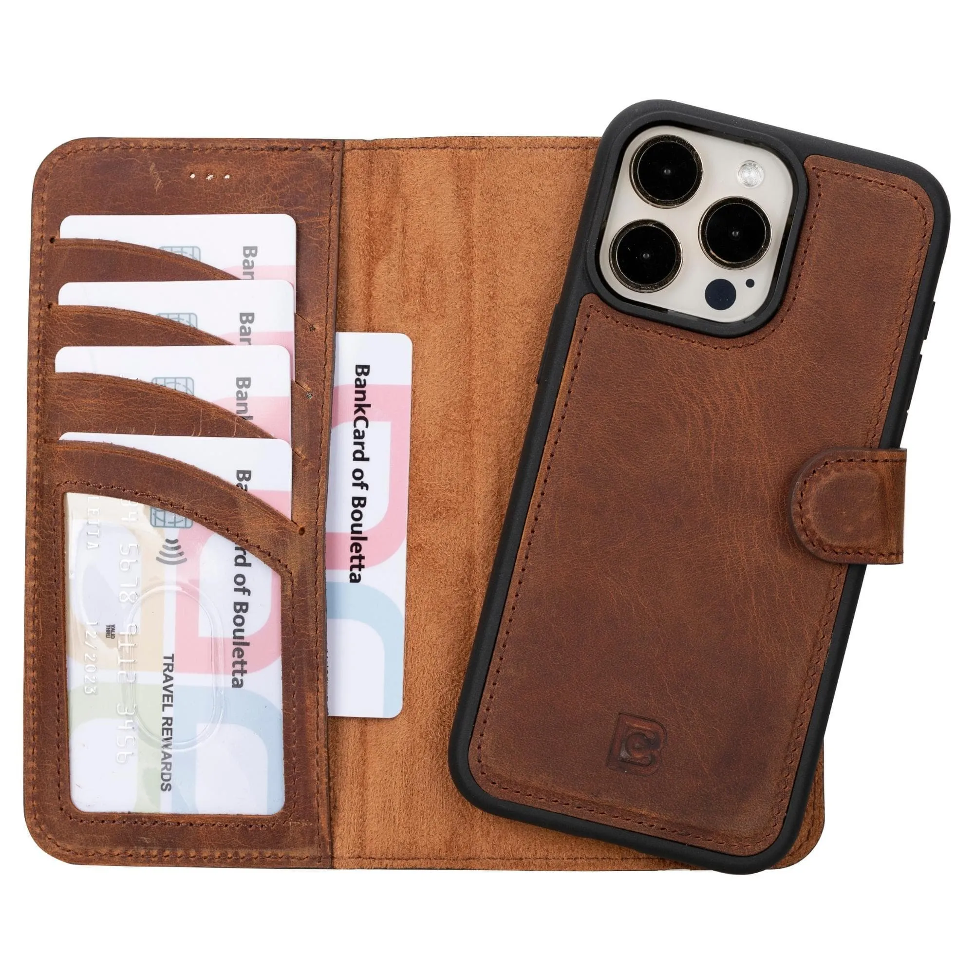 iPhone 15 Leather Wallet Cases with MagSafe