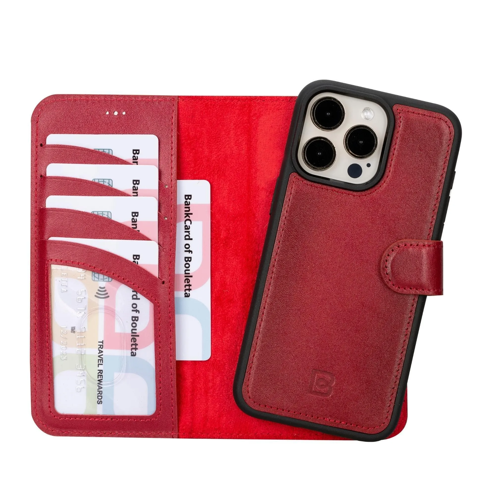 iPhone 15 Leather Wallet Cases with MagSafe