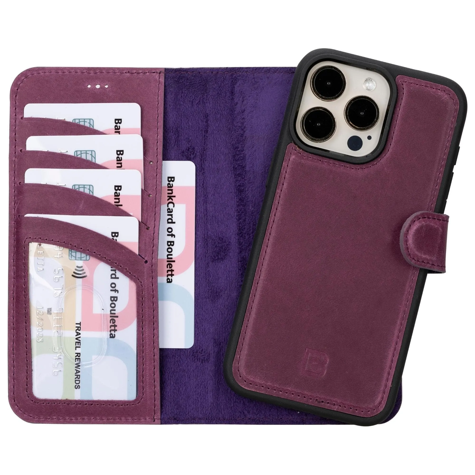 iPhone 15 Leather Wallet Cases with MagSafe