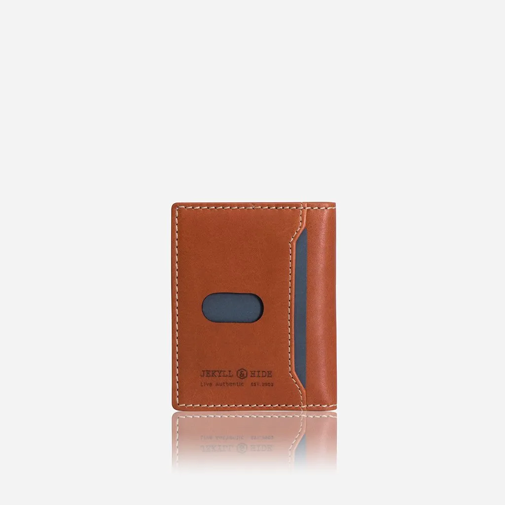 Jekyll & Hide Roma Slim Bifold Card Holder, Tan