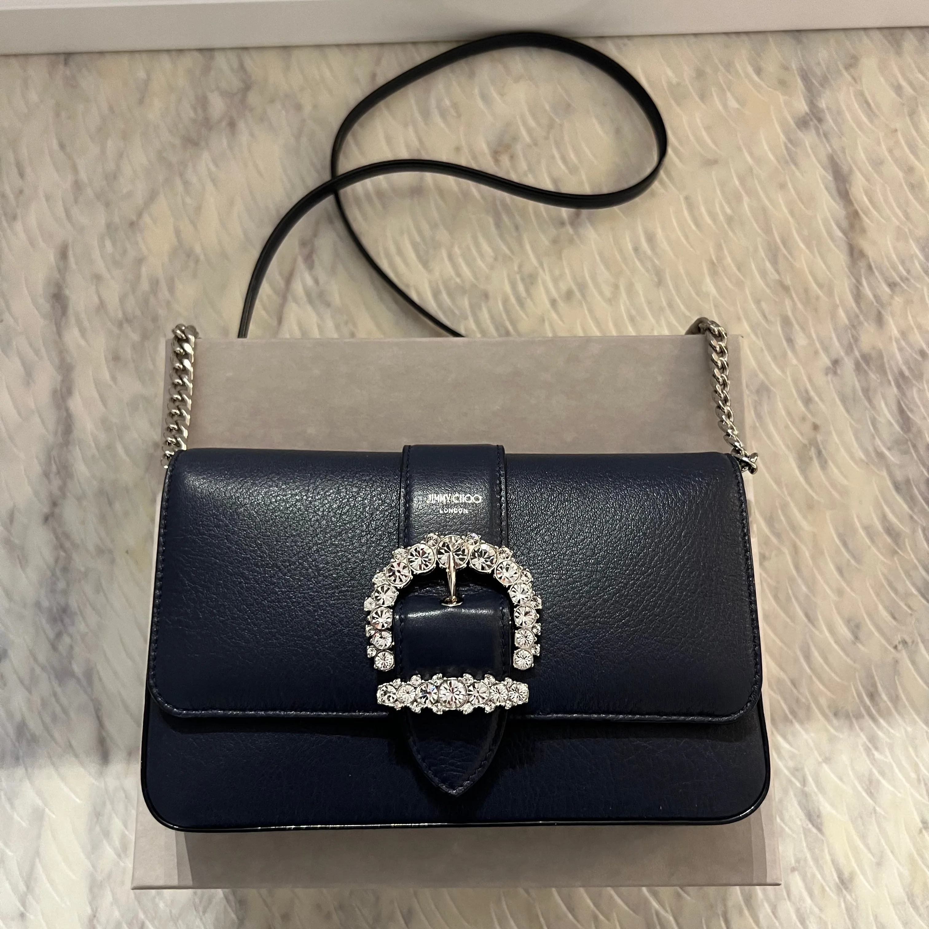 Jimmy Choo Cheri Wallet on Chain Bag