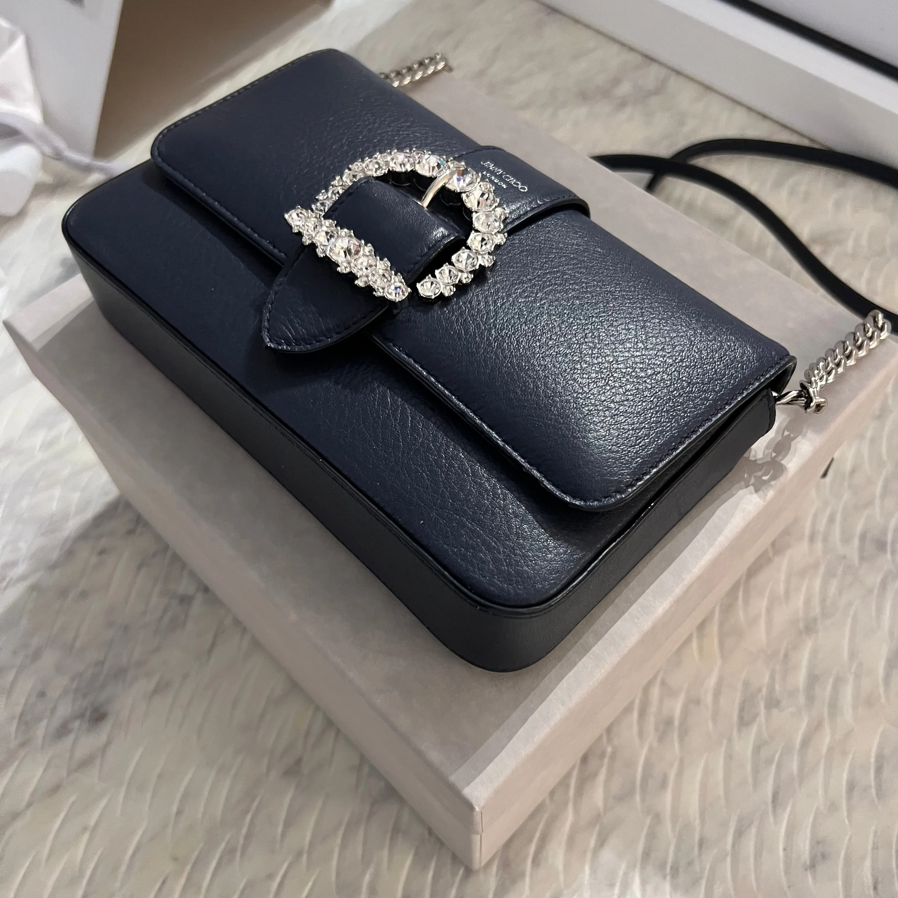 Jimmy Choo Cheri Wallet on Chain Bag