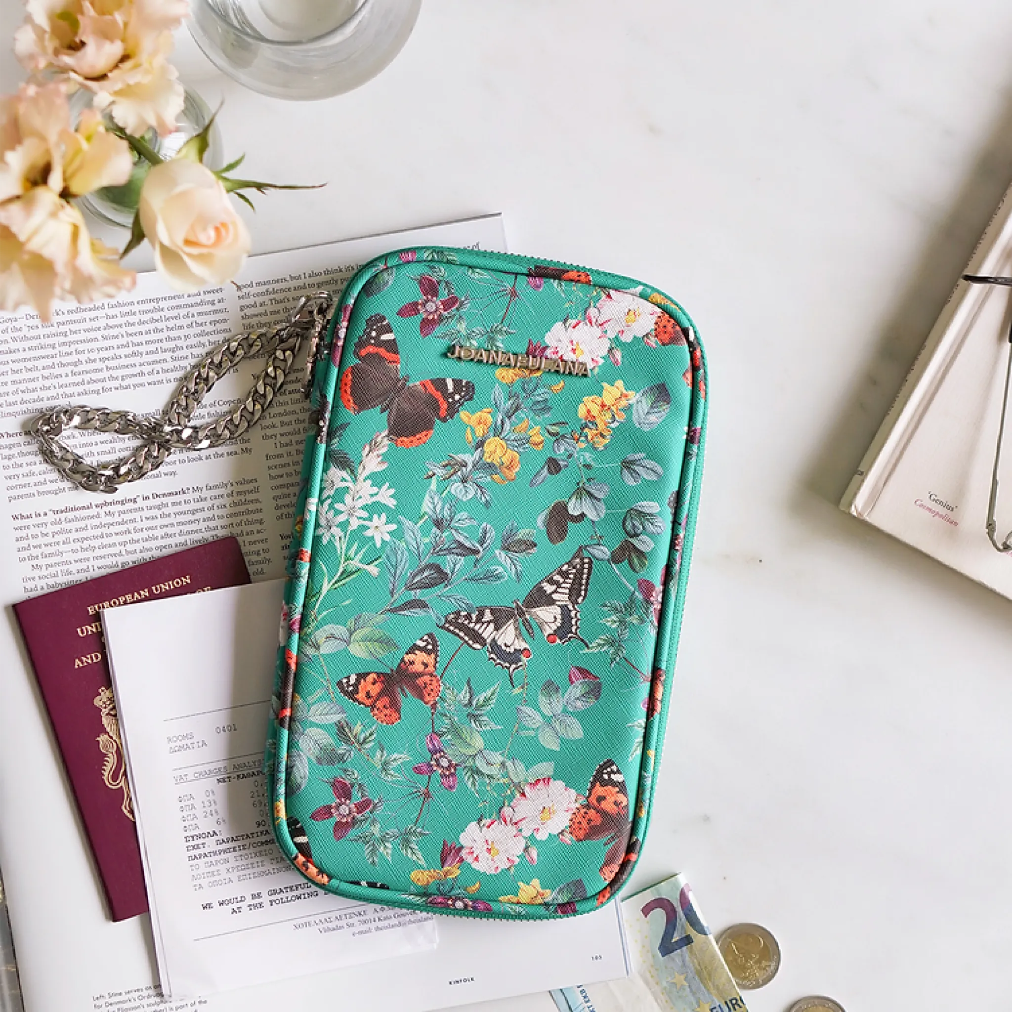 Joana Fulana Travel Wallet | Butterfly Spirit Collection