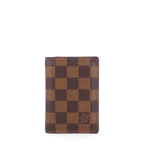 Louis Vuitton Brown Damier Ebene Coated Canvas Pocket Organizer