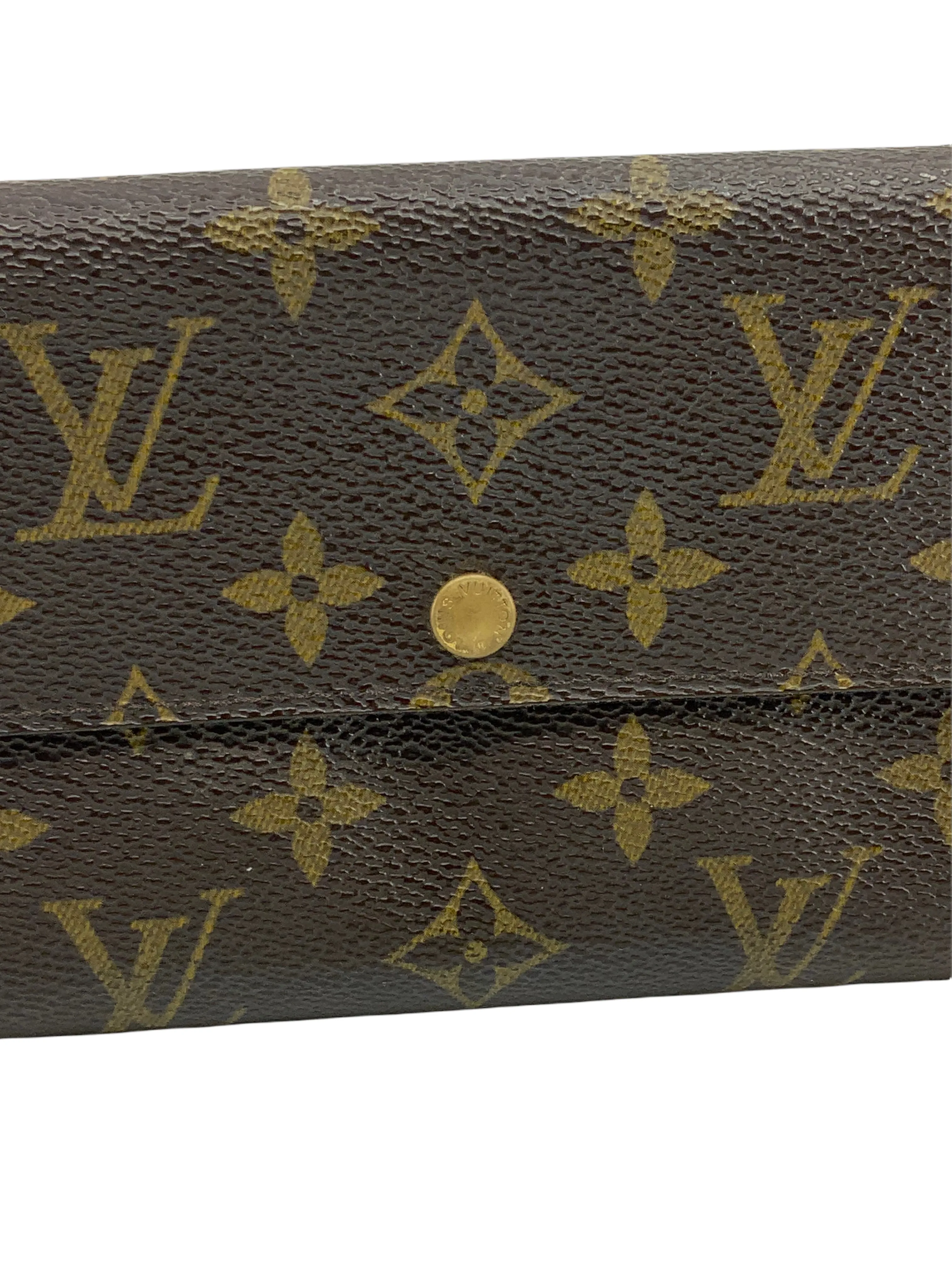 Louis Vuitton Monogram Canvas Long Flap Wallet