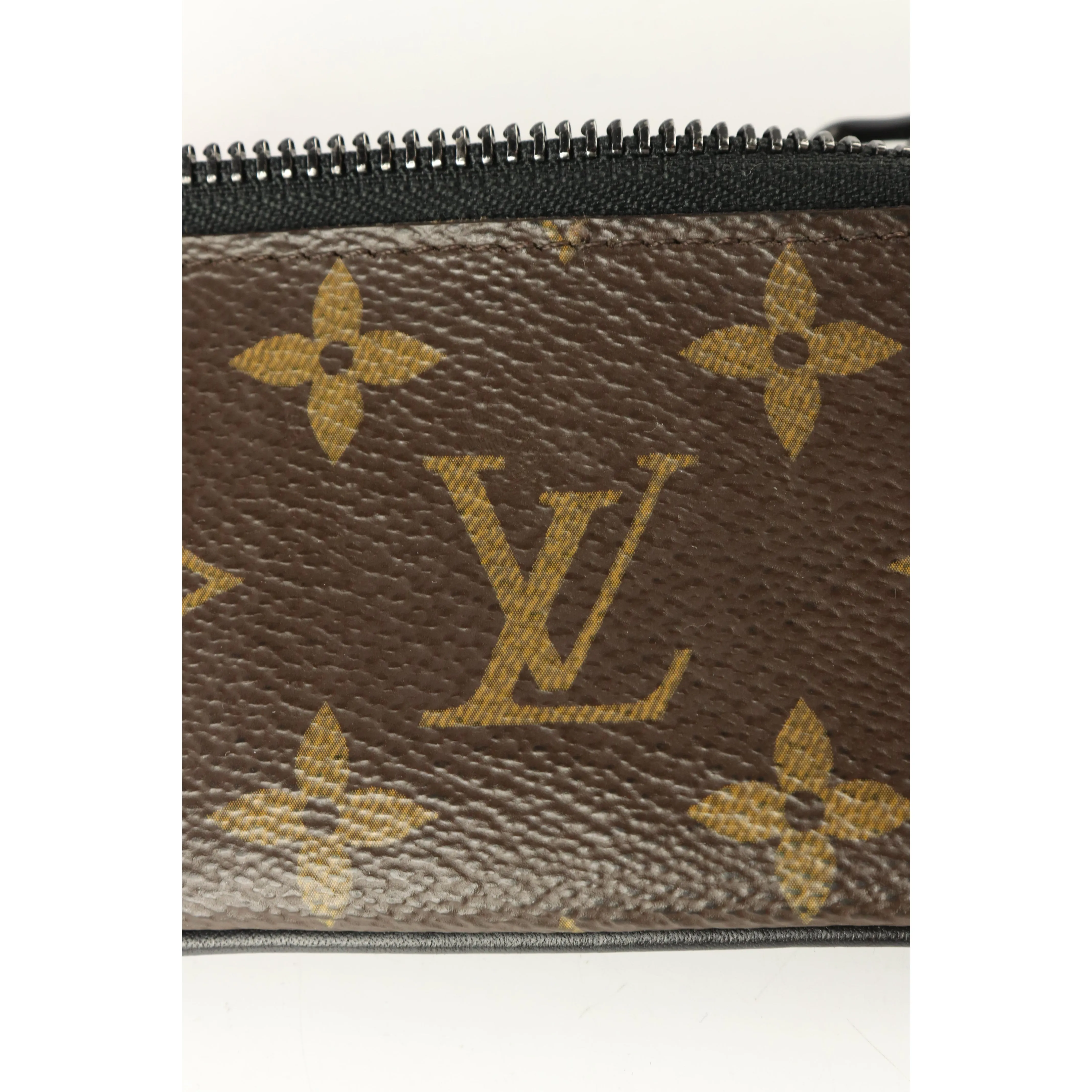 #LOUIS VUITTON/Coin Wallet/BRW/Leather/All Over Print