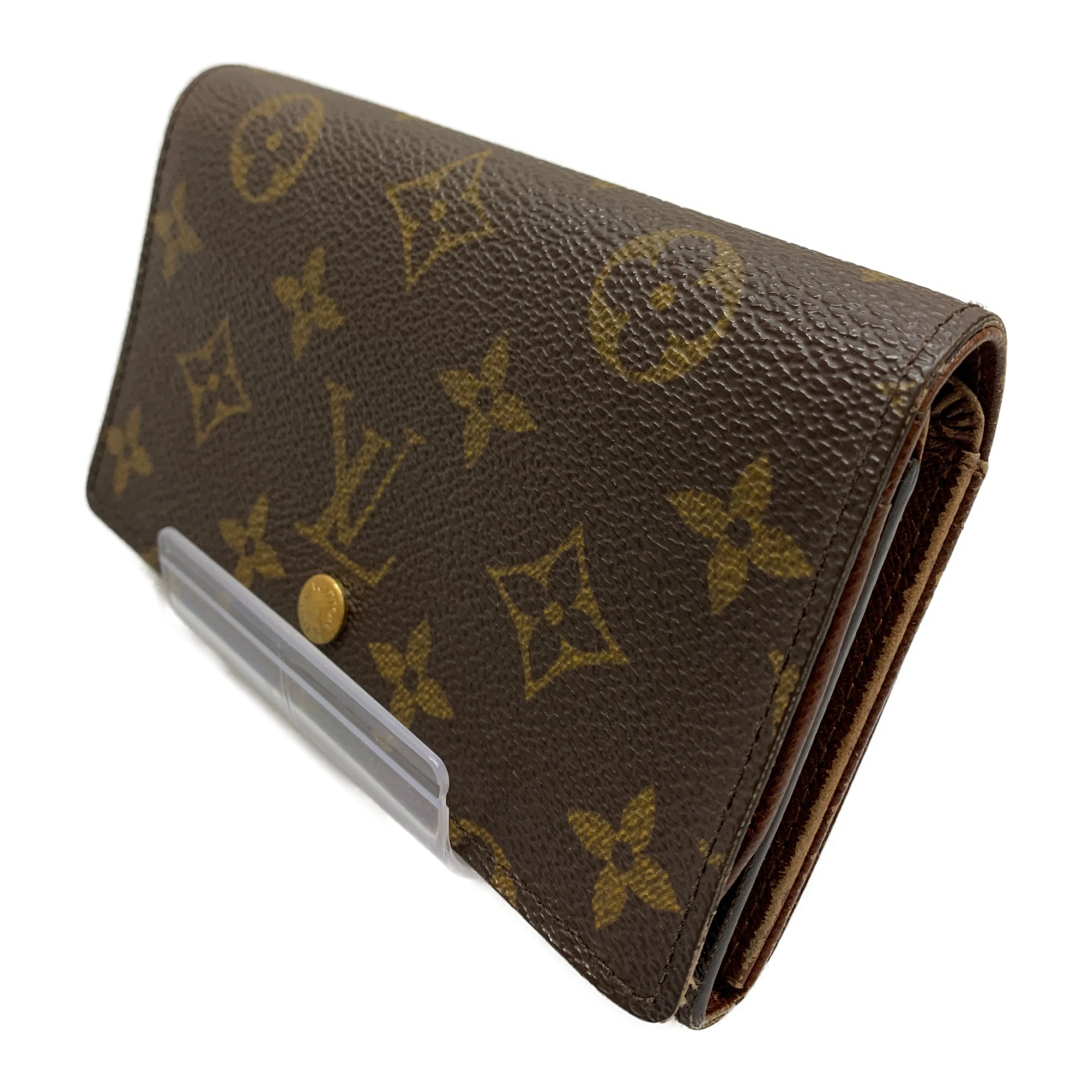 #LOUIS VUITTON/PORTE MONNAIE BILLETS TRESOR_MONOGRAM CANVAS/Bifold Wallet/BRW/PVC