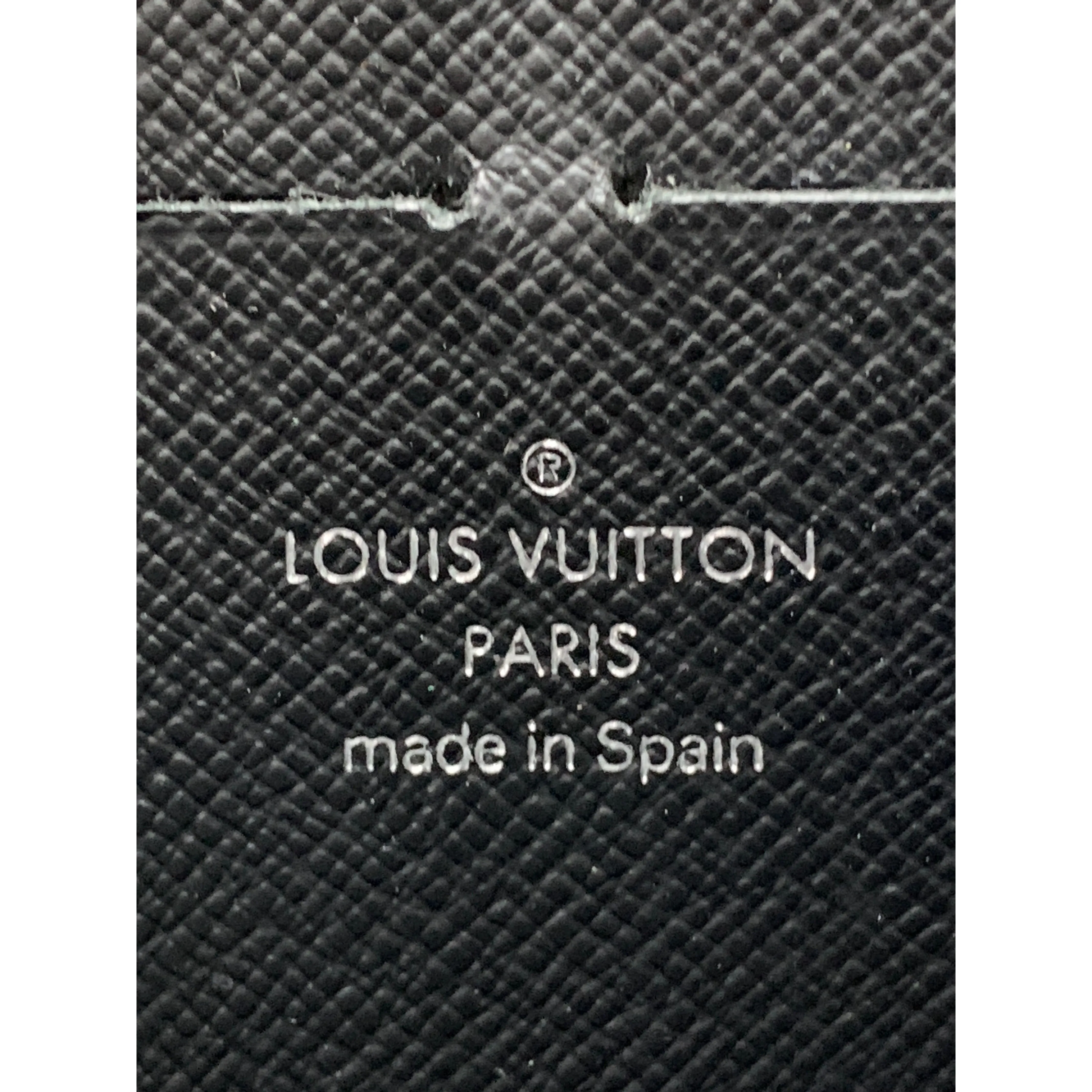 #LOUIS VUITTON/ZIPPY WALLET_EPI/Long Wallet/BLK