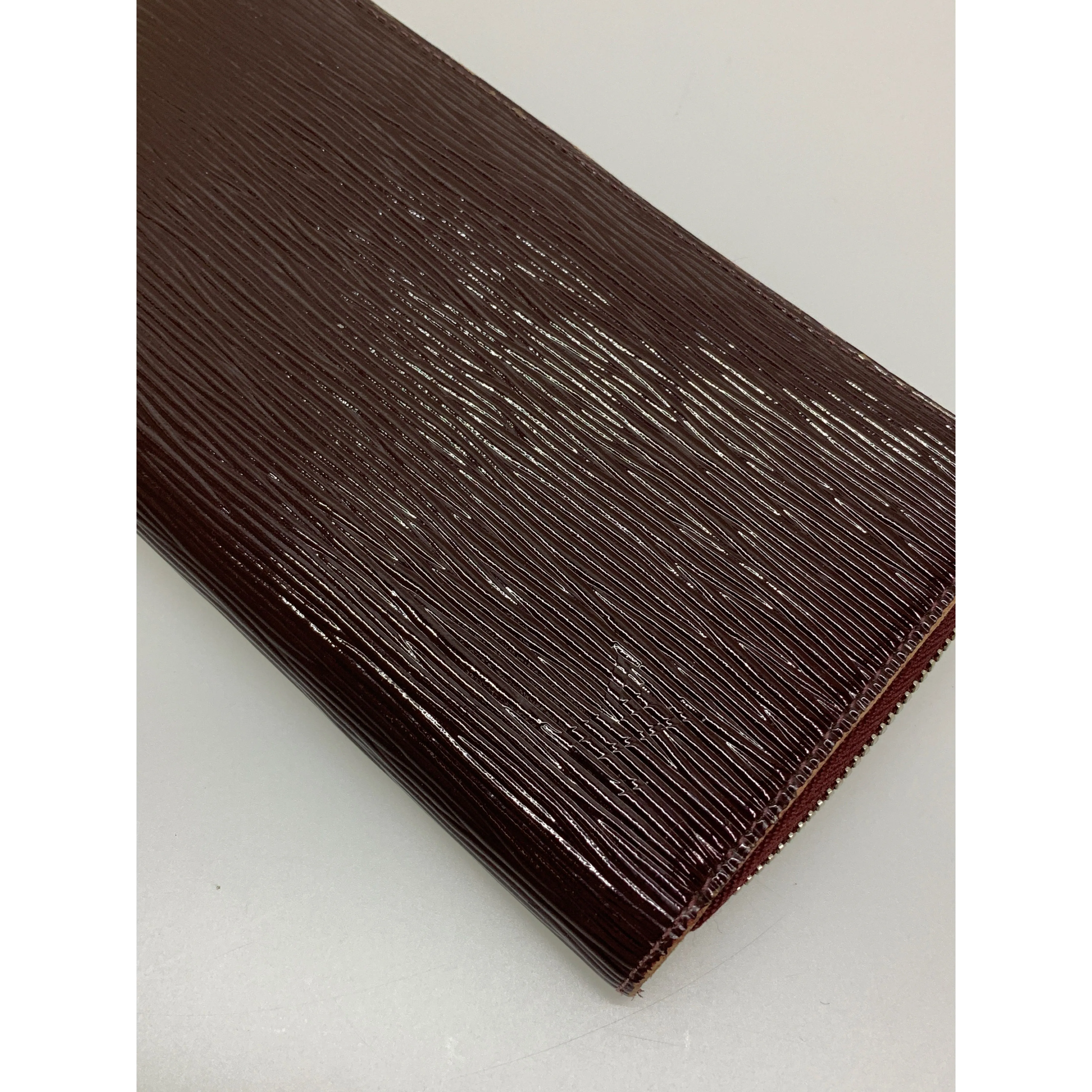 #LOUIS VUITTON/ZIPPY WALLET_EPI/Long Wallet/BRD/Leather