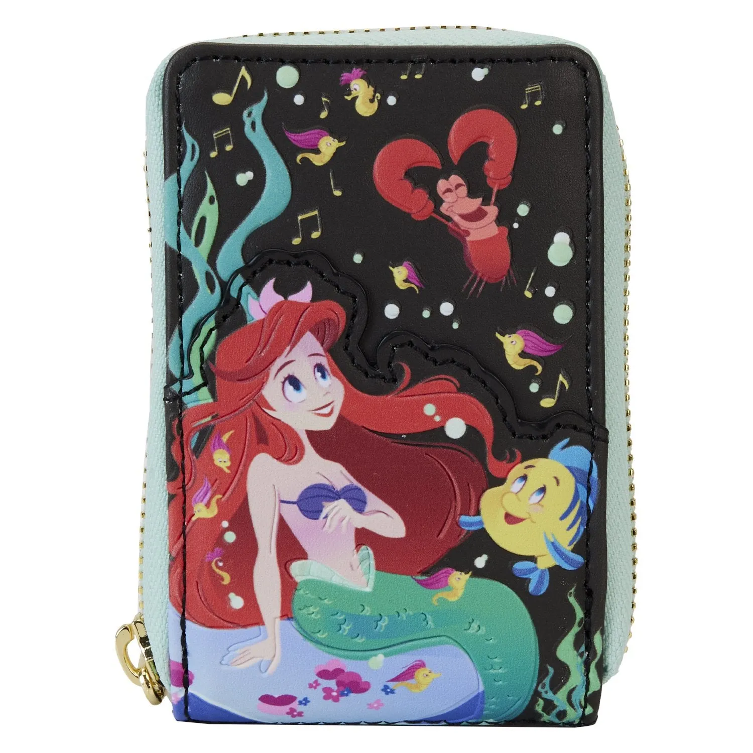 Loungefly Disney The Little Mermaid 35th Anniversary Life is the Bubbles Accordion Wallet