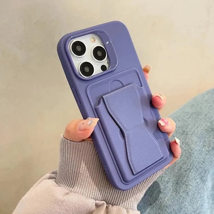 Luxury With Card Holder - Cute Phone Case For iPhone 15 Pro Max, 14, 13, 11, 12, XS, XR, X, 7, 8 Plus, and SE