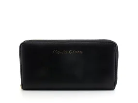 MANILA GRACE Portafoglio Wallet Zip Nero D301