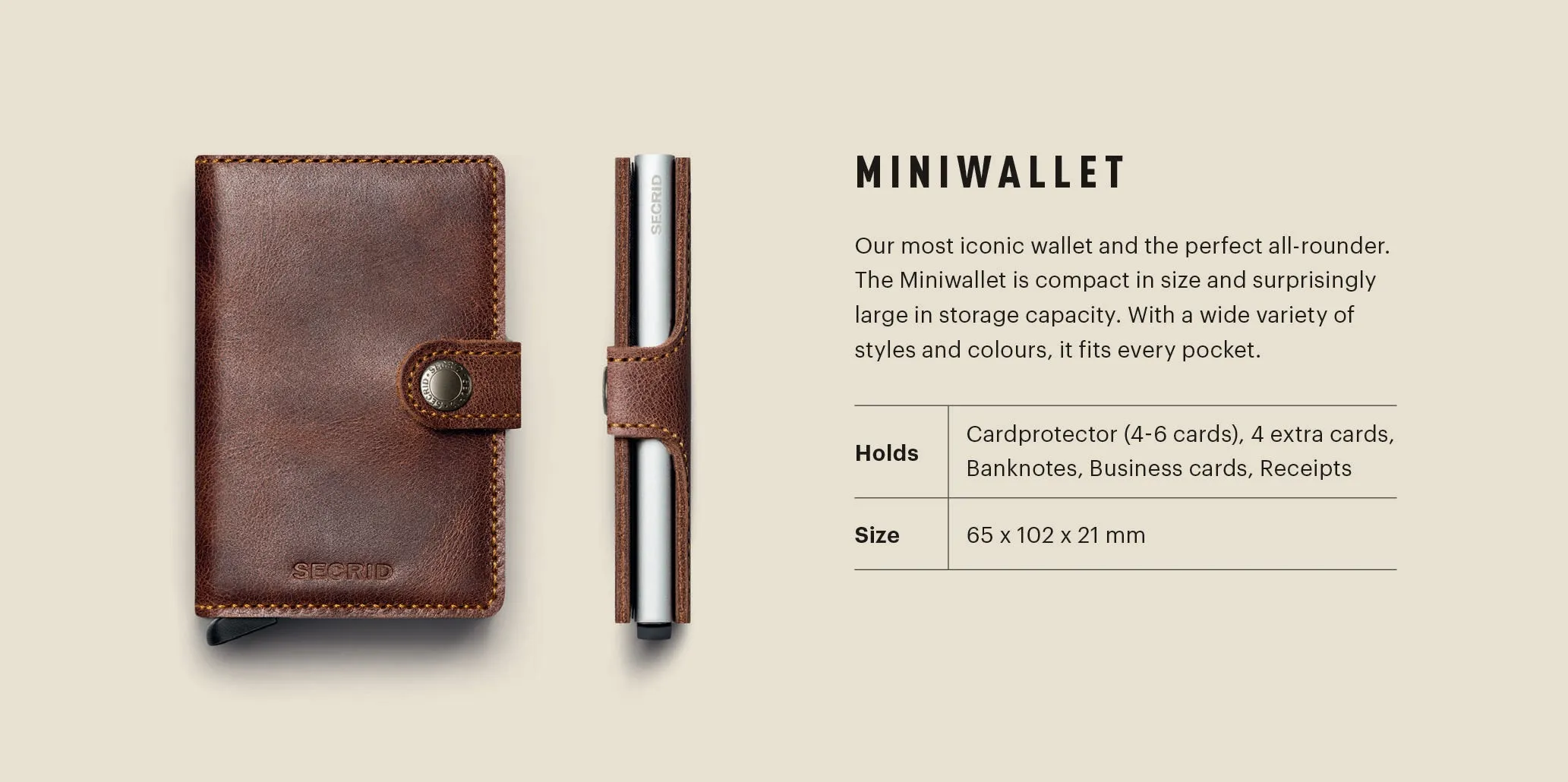 Matte Leather Miniwallet