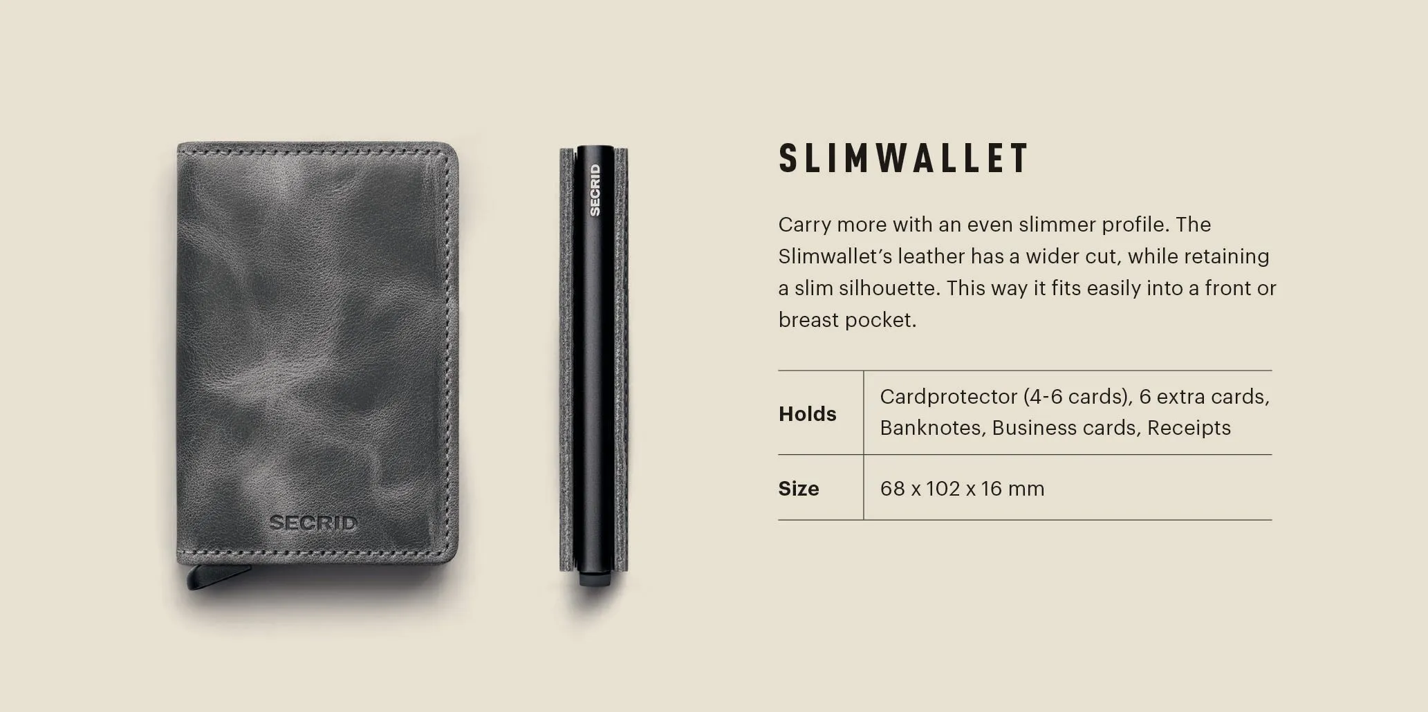 Matte Leather Slimwallet