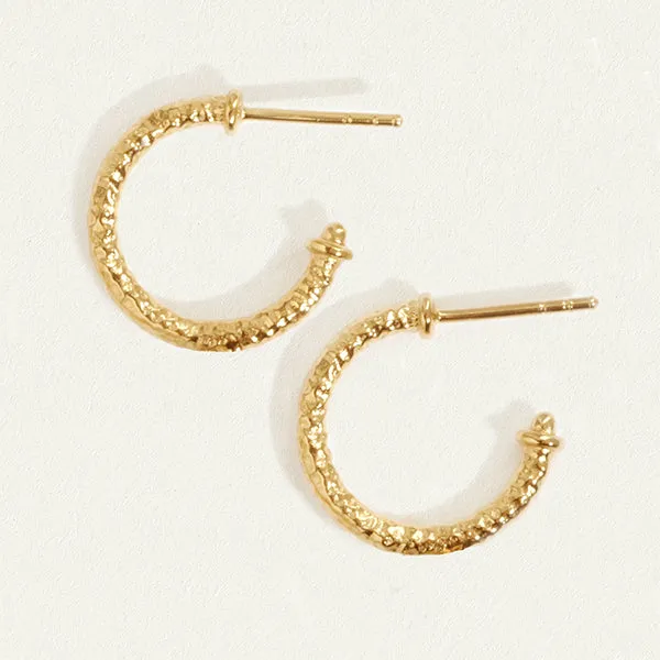 Molten Hopp Earrings - Gold