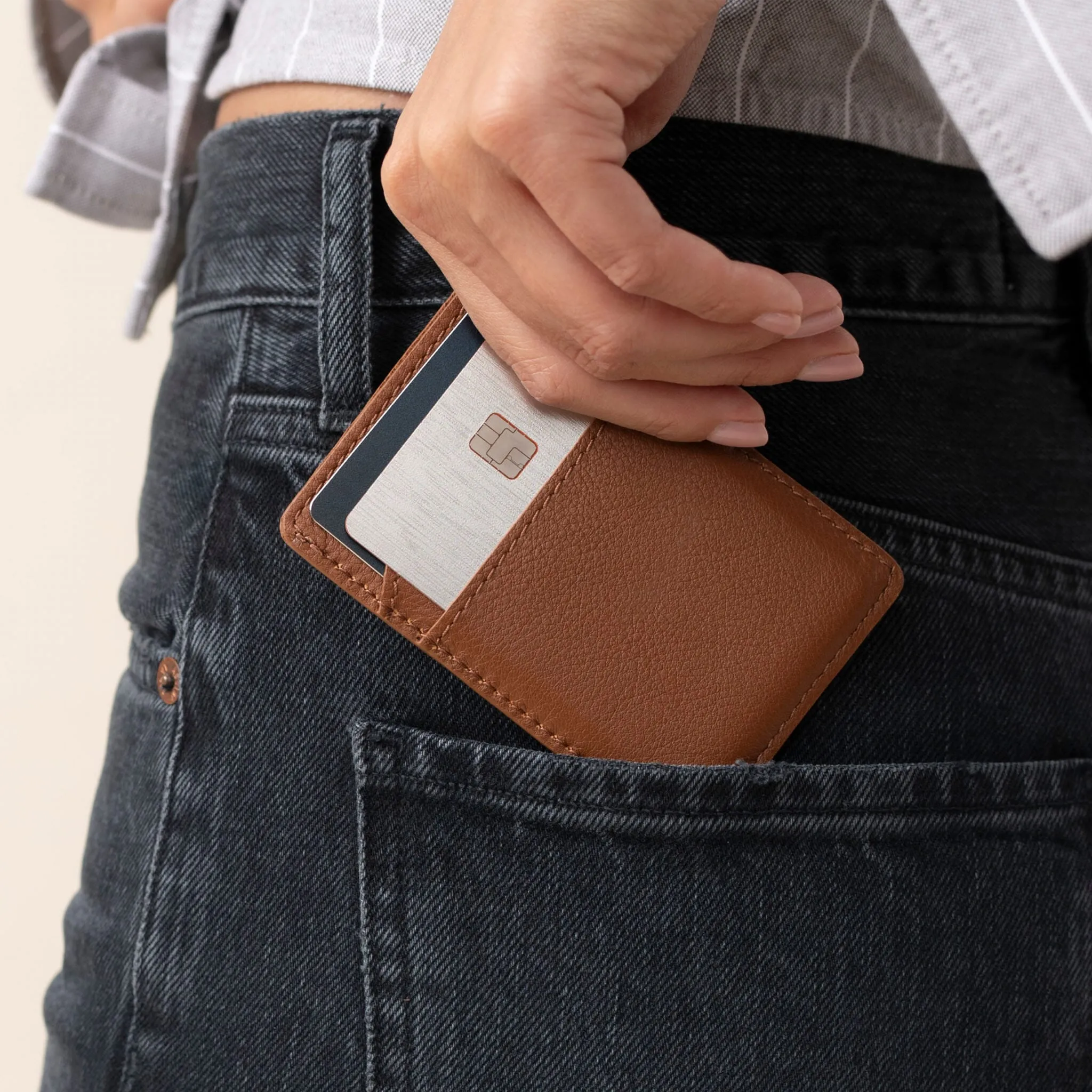 Nico Card Case Wallet Caramel