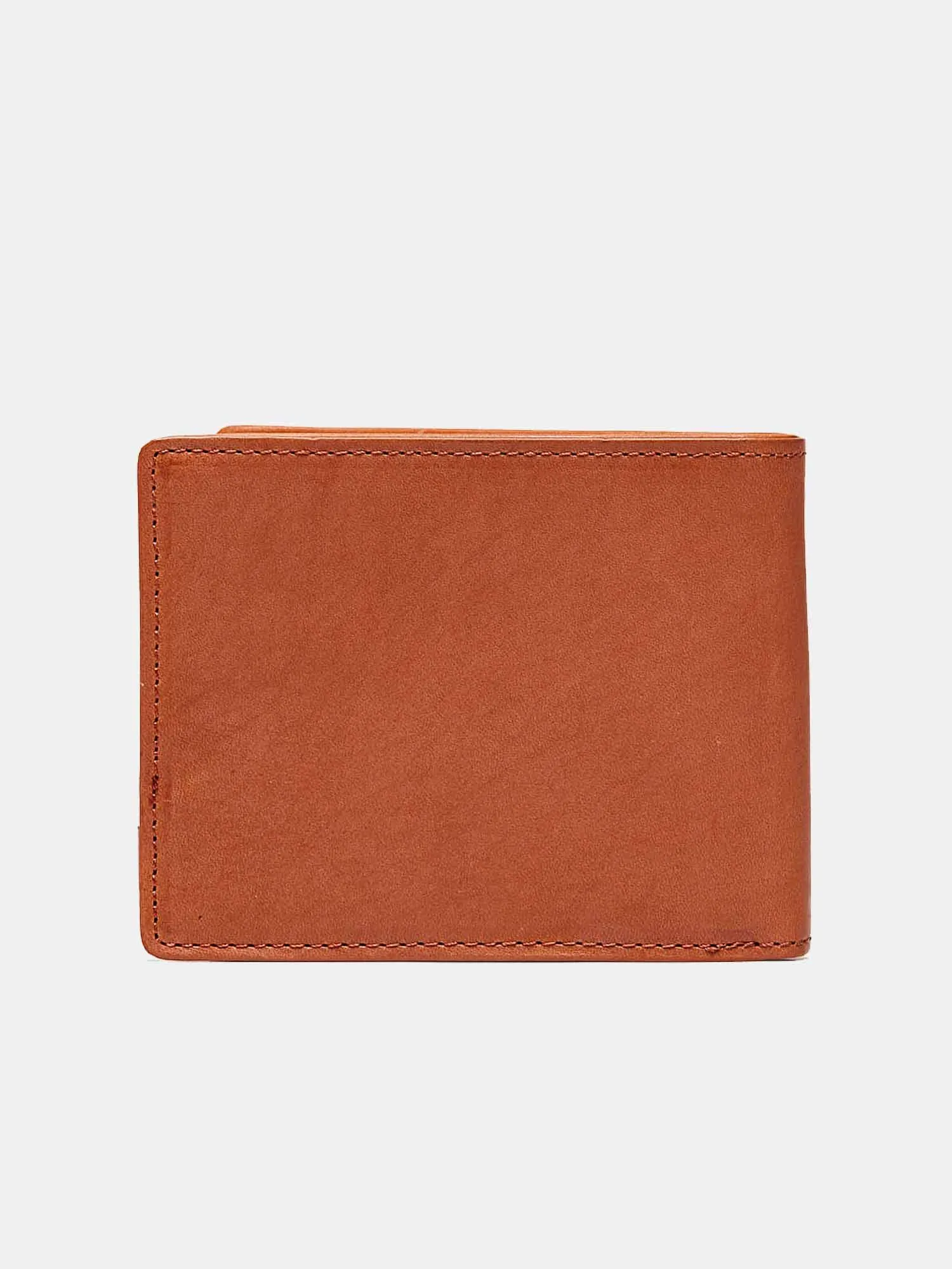 Nixon Pass Leather Coin Wallet - Saddle