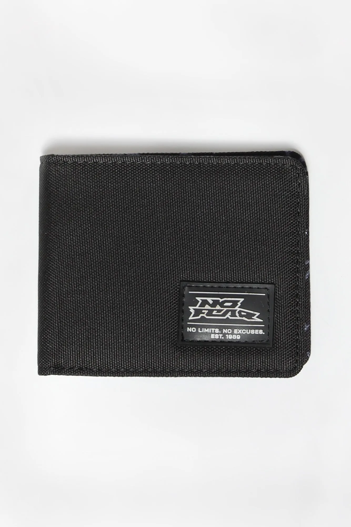 Premium No Fear Canvas Logo Wallet - Stylish and Durable Accessory for Everyday Use