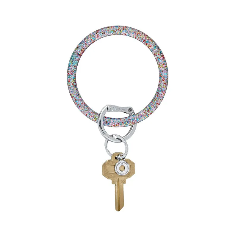 O-VENTURE | Big O Sparkle Resin Key Ring