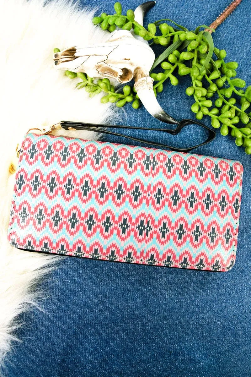 Organizer clutch wallet