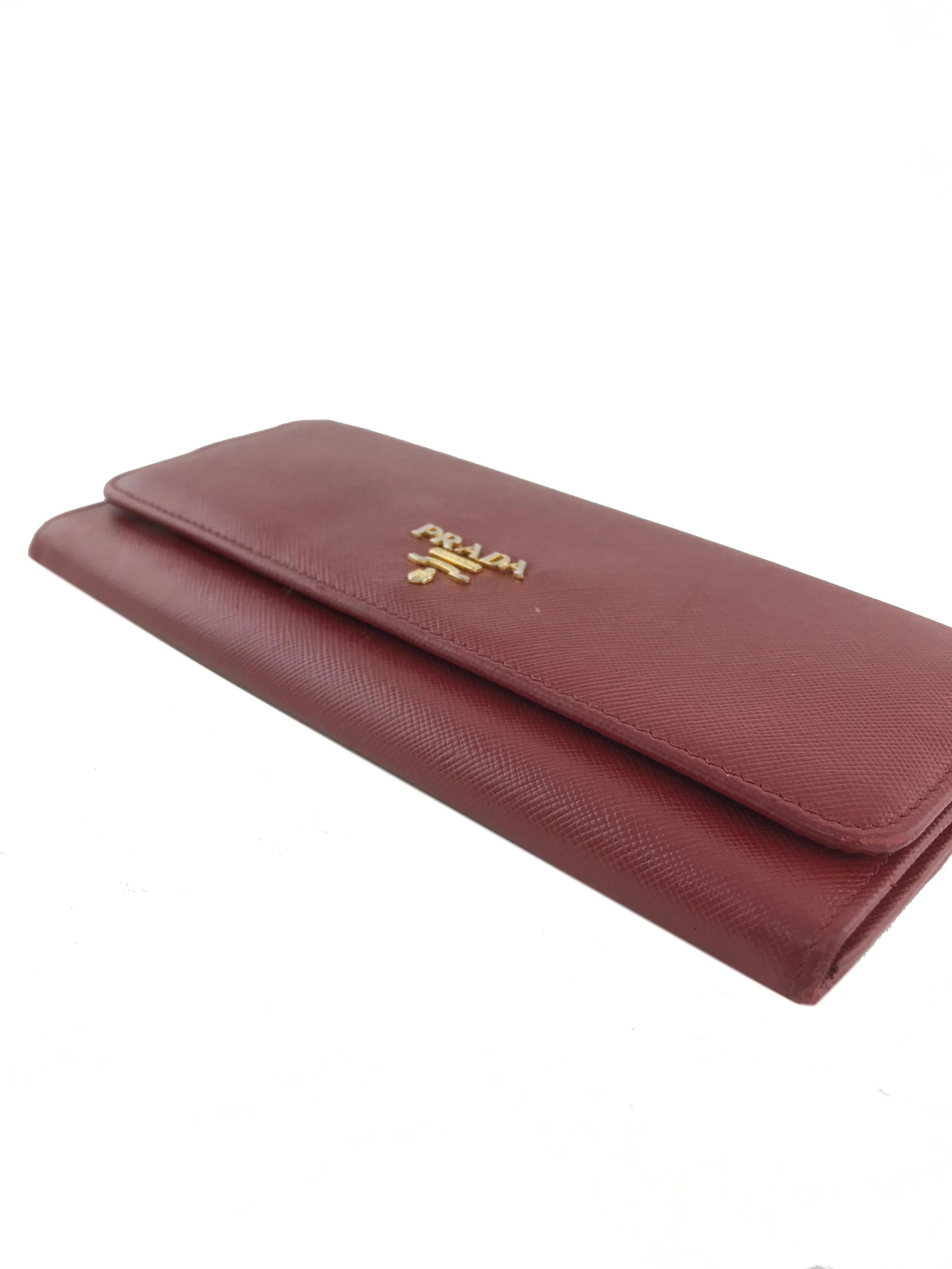 Prada Saffiano Leather Long Wallet