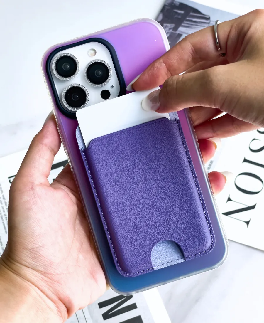 Purple MagSafe Wallet Stand