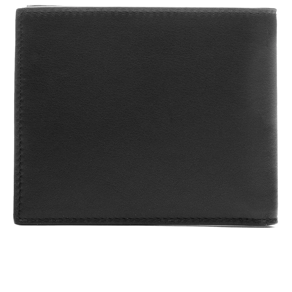 Quote Bifold Wallet - Black/White