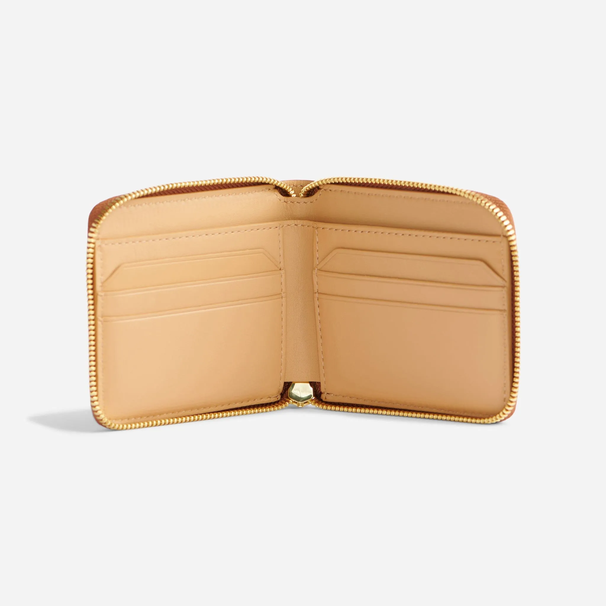 Remi Zip Wallet Caramel