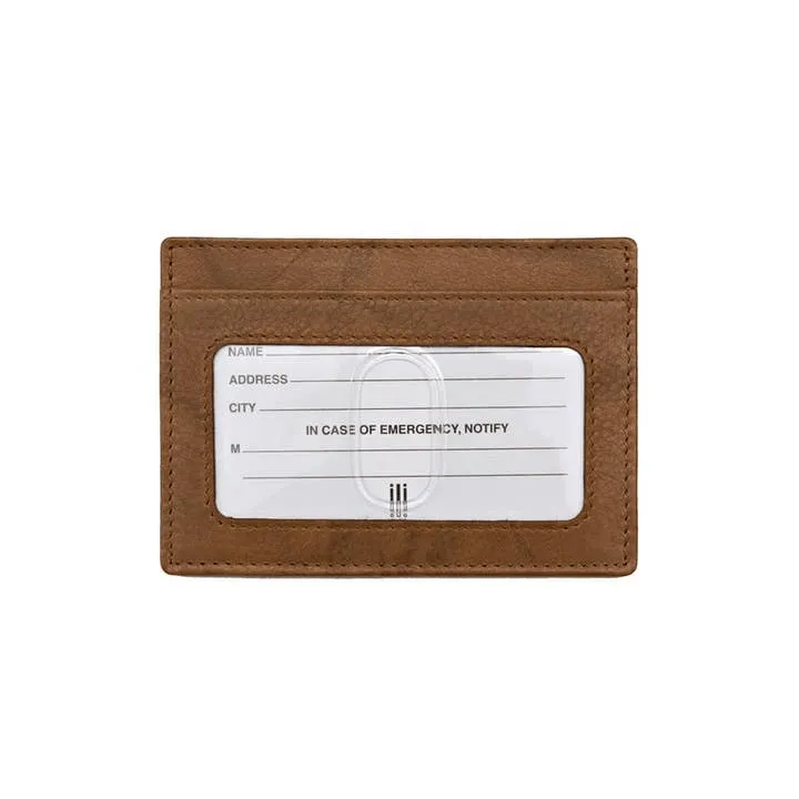 RFID Leather Credit Card/ID Holder