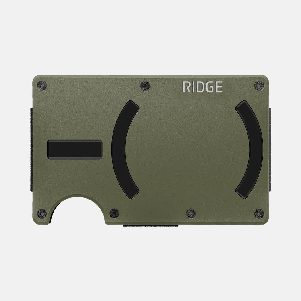 Ridge Wallet For MagSafe - Matte Olive