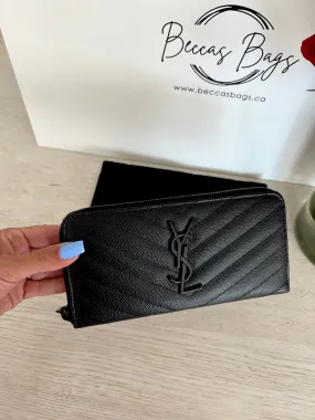 Saint Laurent Cassandre Matelasse Wallet