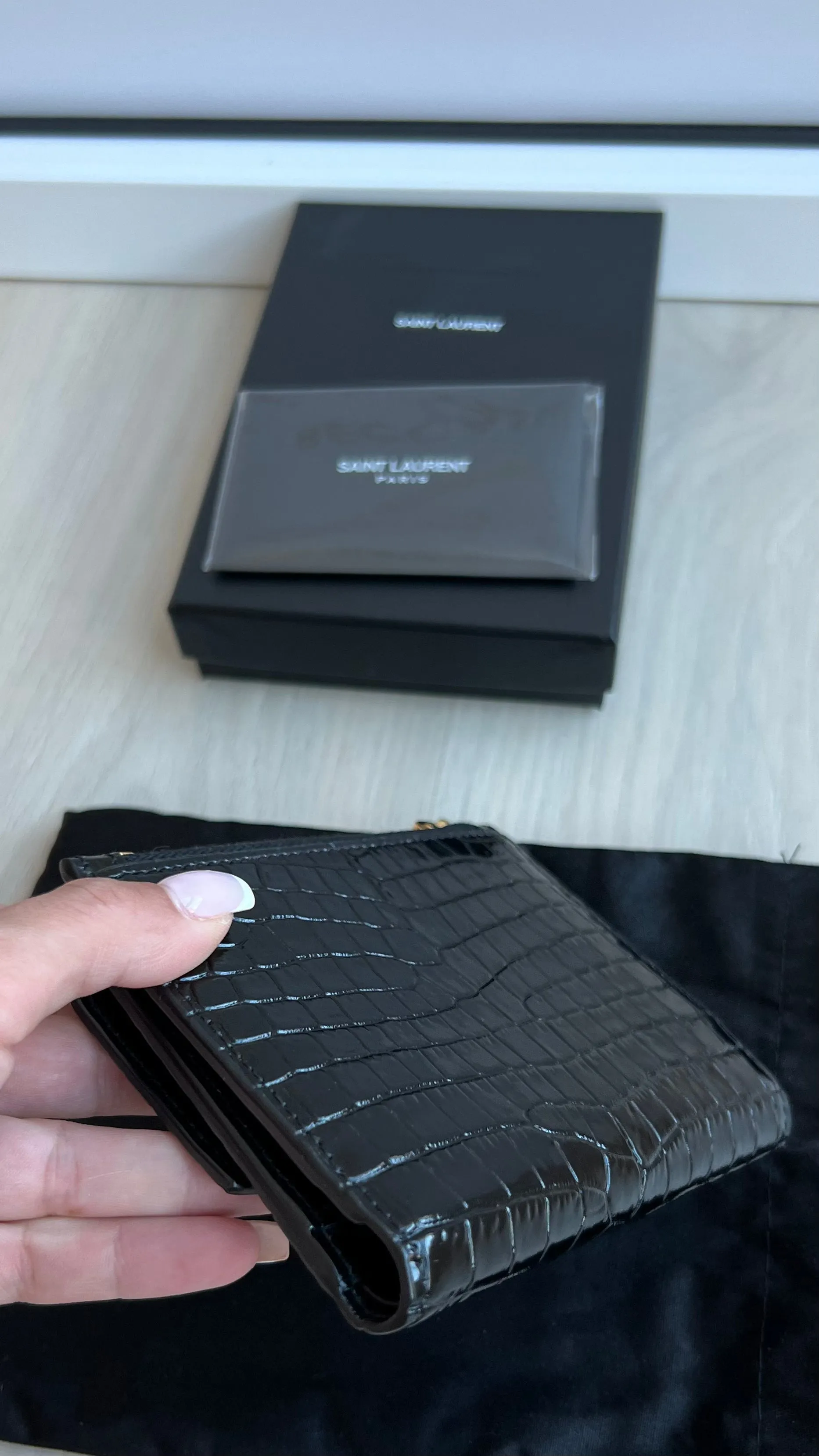 Saint Laurent Uptown Compact Wallet