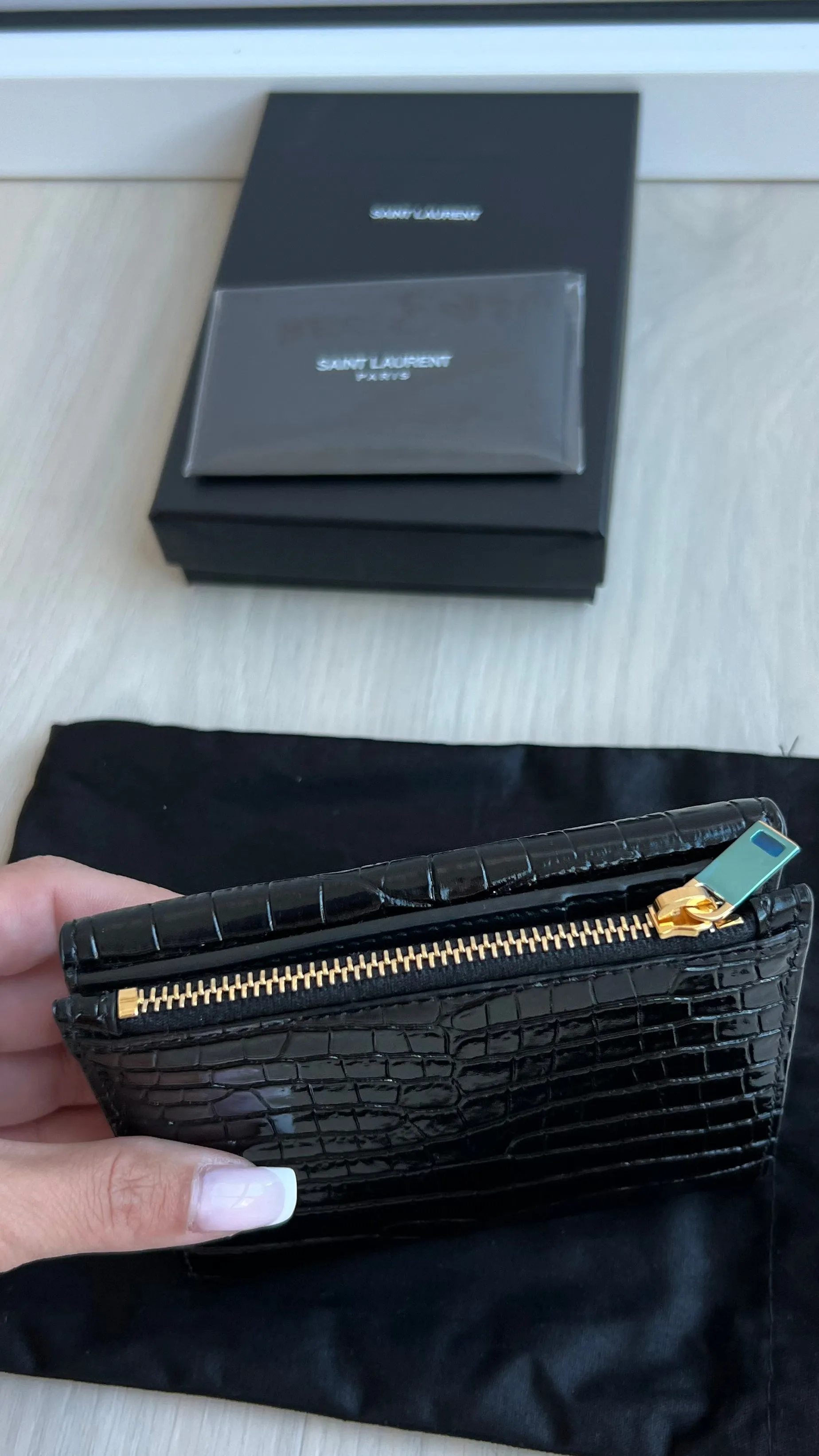 Saint Laurent Uptown Compact Wallet